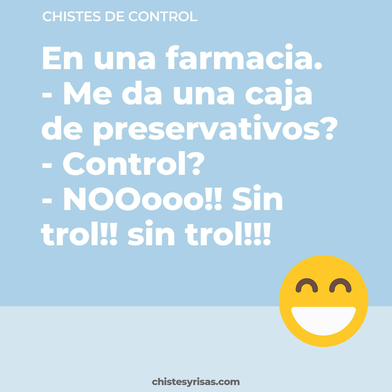 chistes de Control buenos