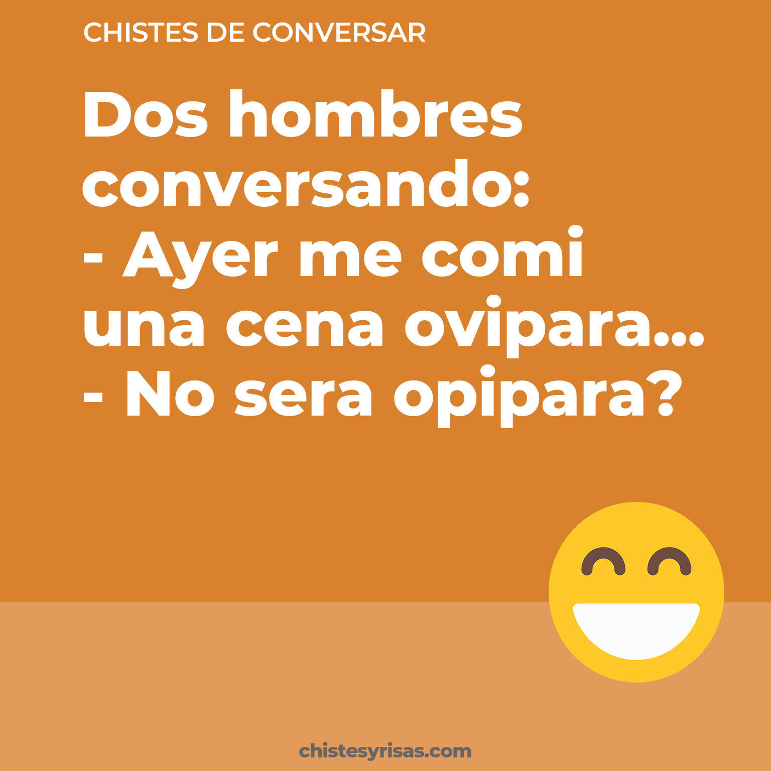 chistes de Conversar cortos