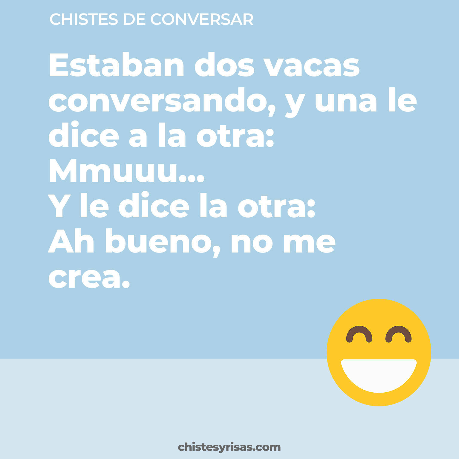 chistes de Conversar más graciosos