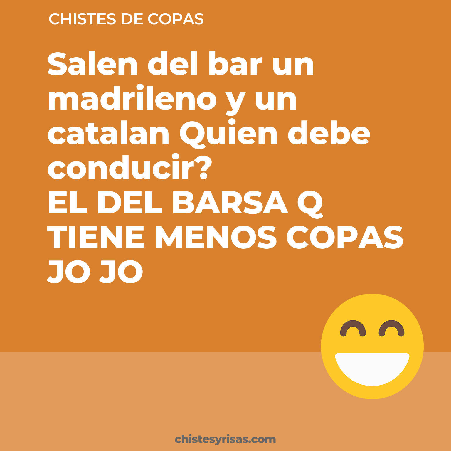 chistes de Copas cortos