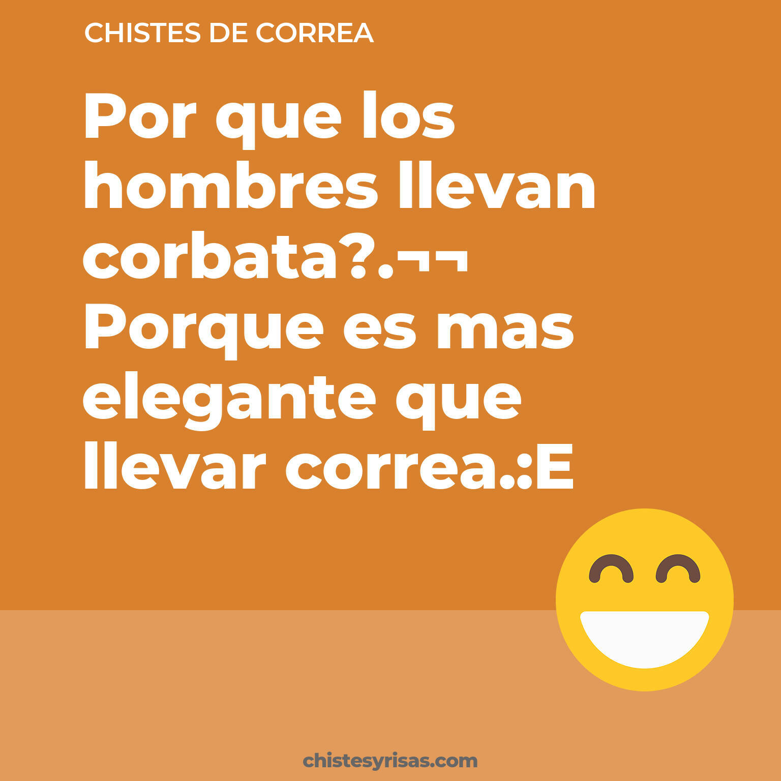 chistes de Correa cortos