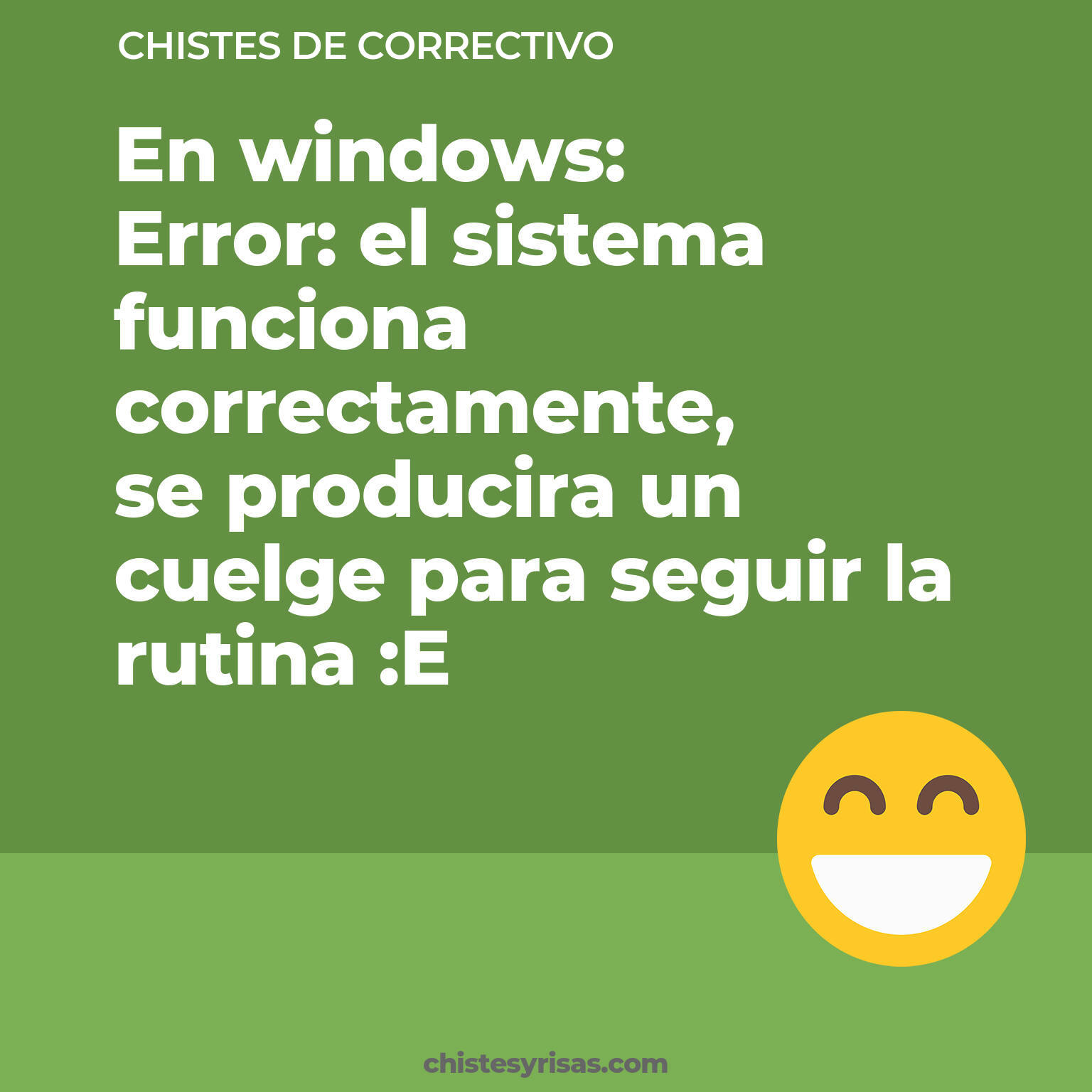 chistes de Correctivo buenos