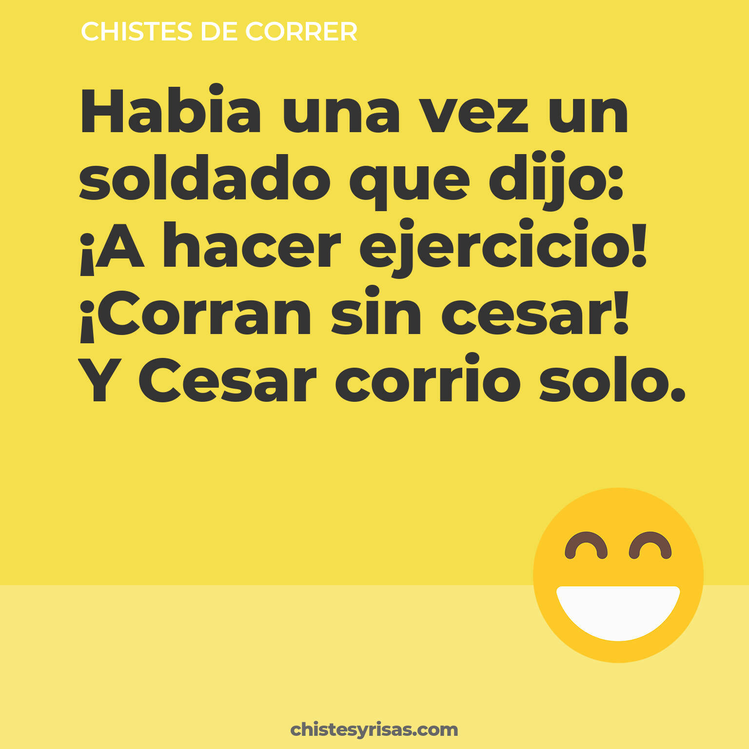 chistes de Correr cortos