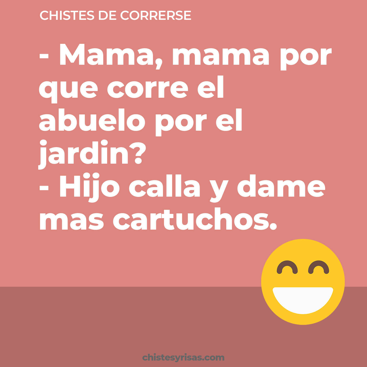 chistes de Correrse buenos foto para reir