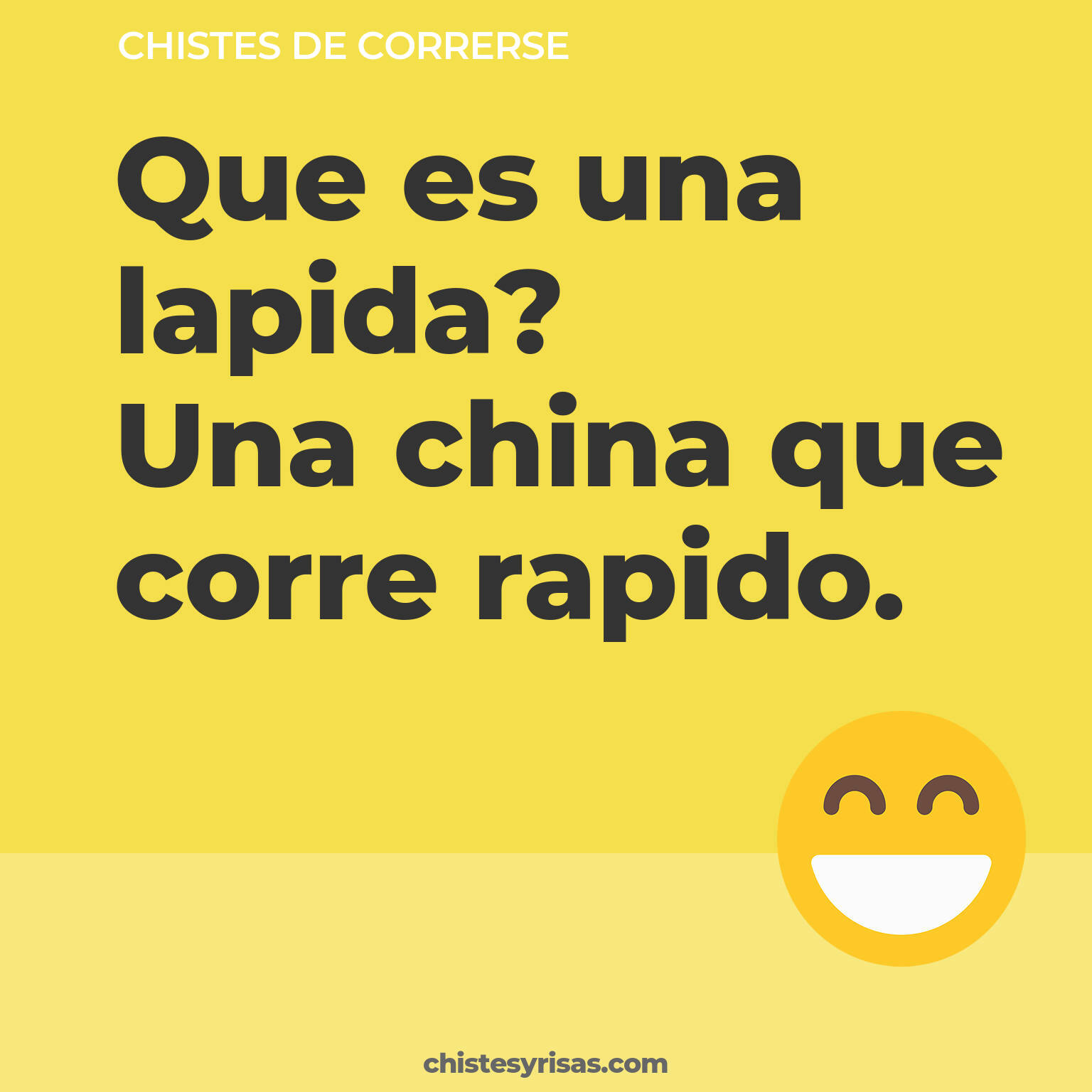 chistes de Correrse más graciosos