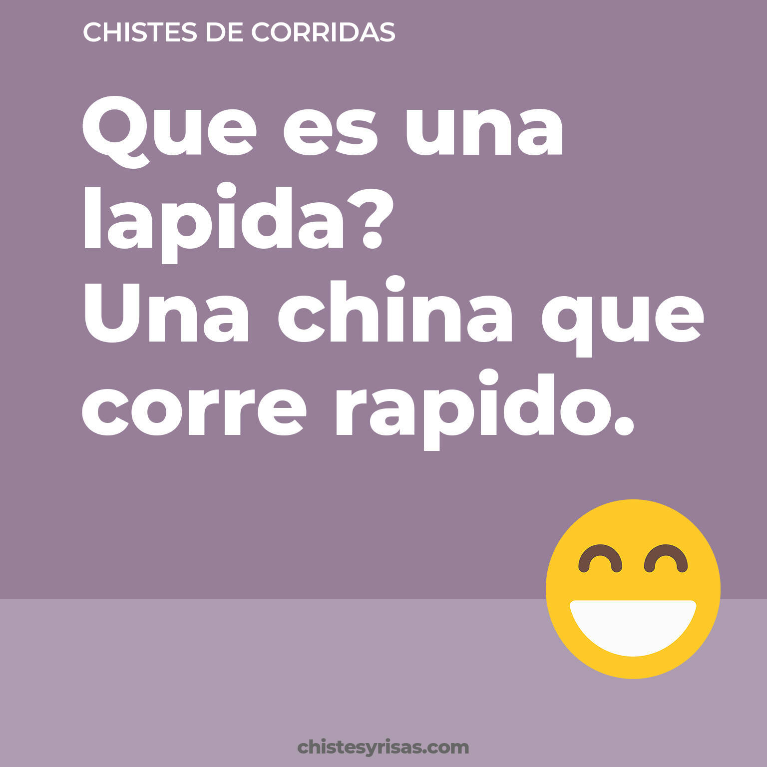 chistes de Corridas más graciosos