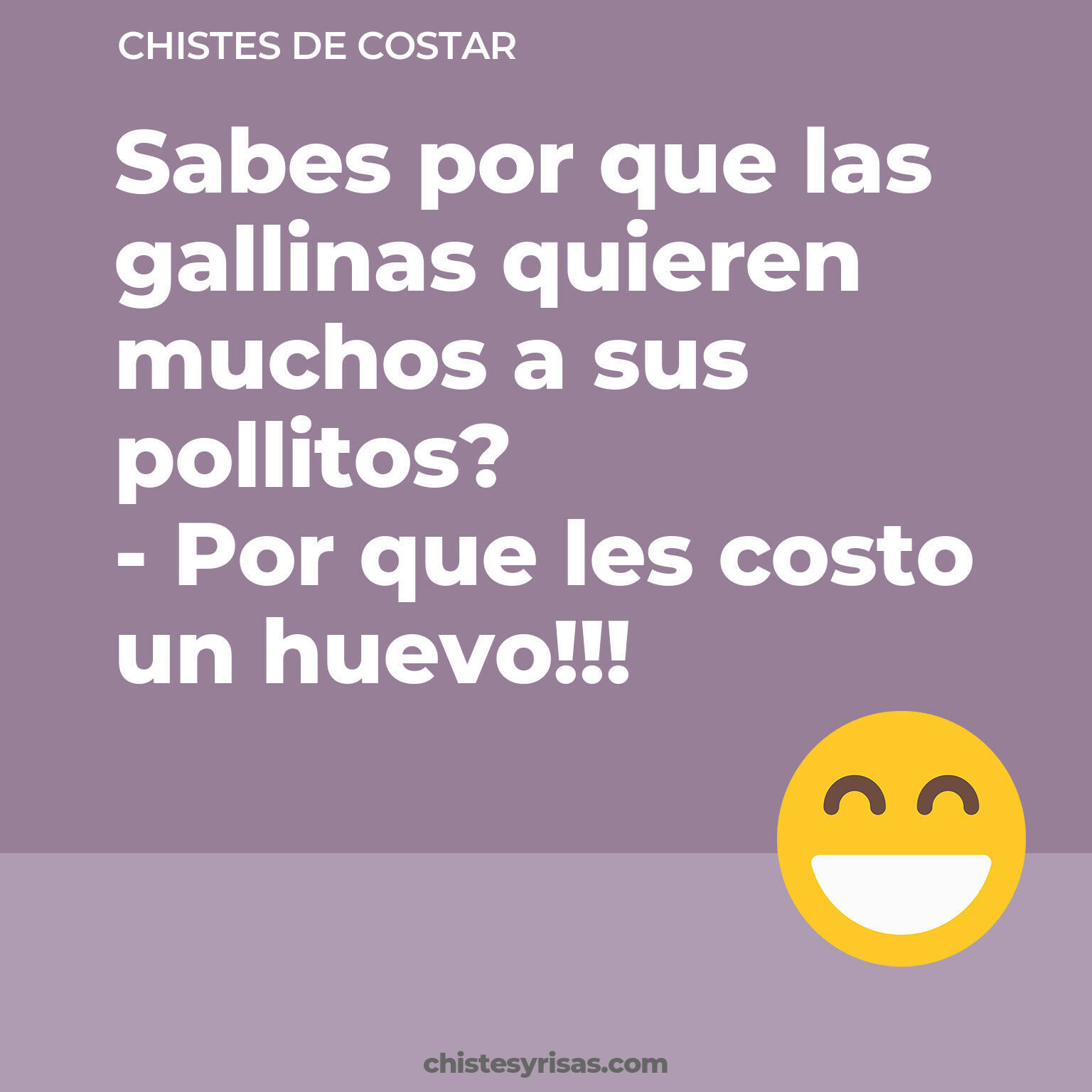 chistes de Costar cortos