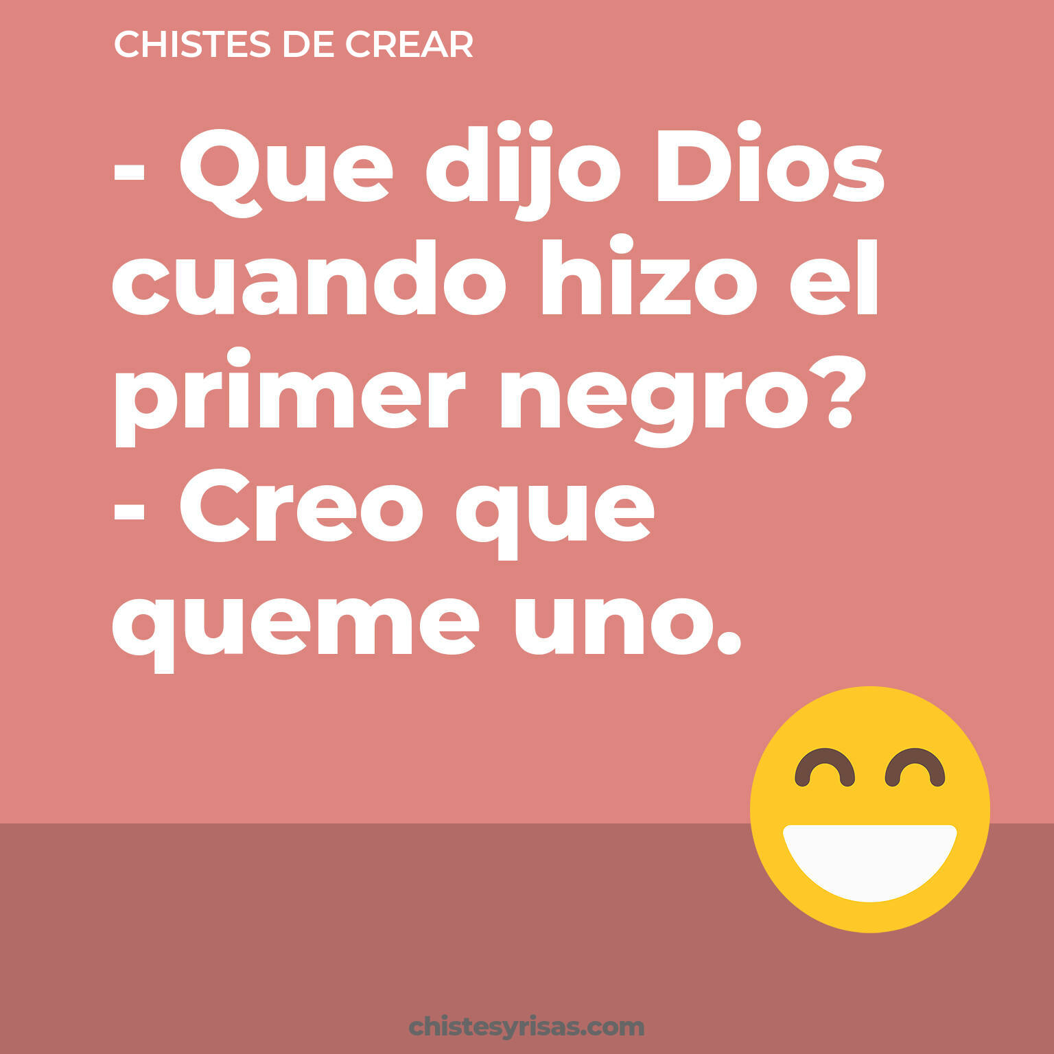 chistes de Crear buenos