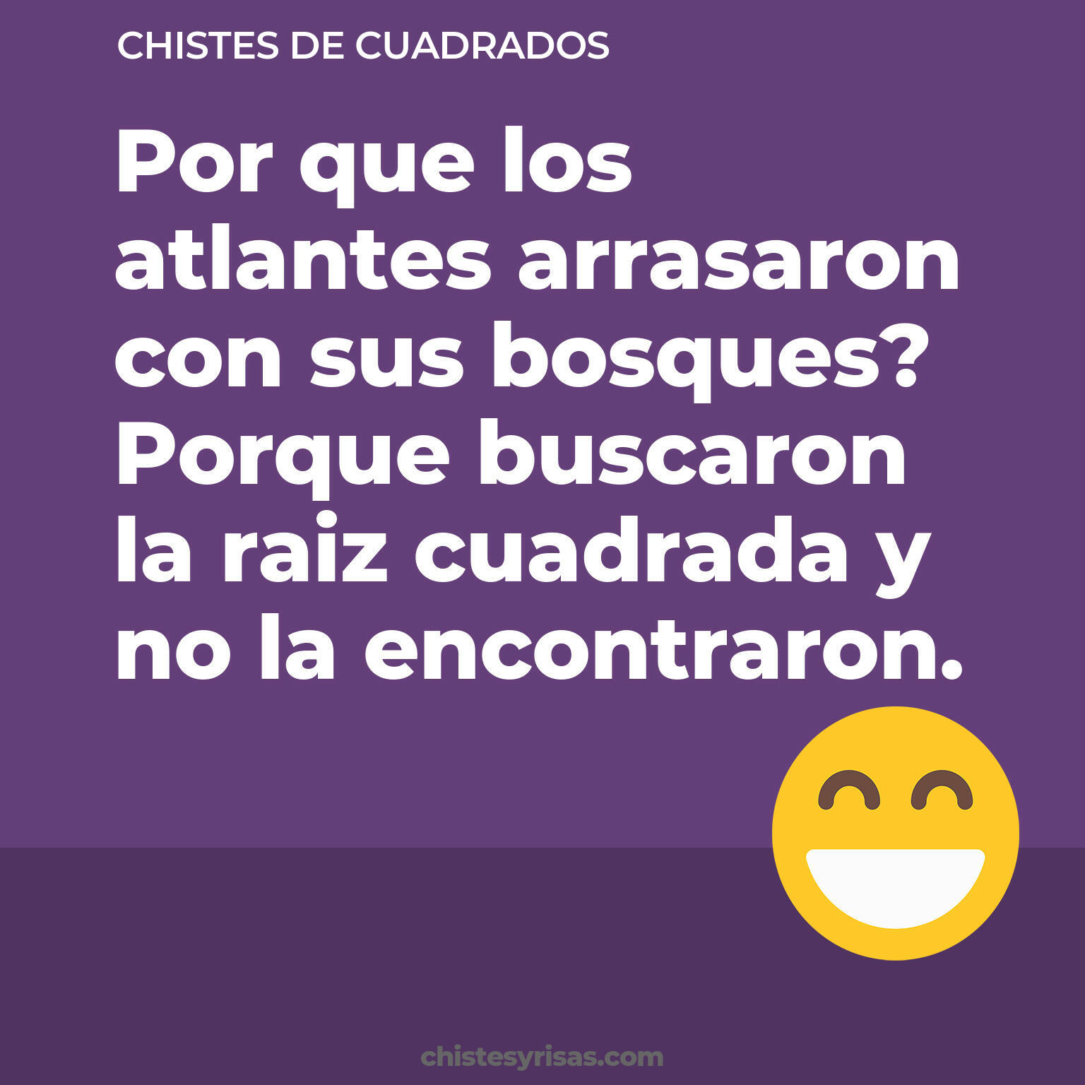 chistes de Cuadrados buenos