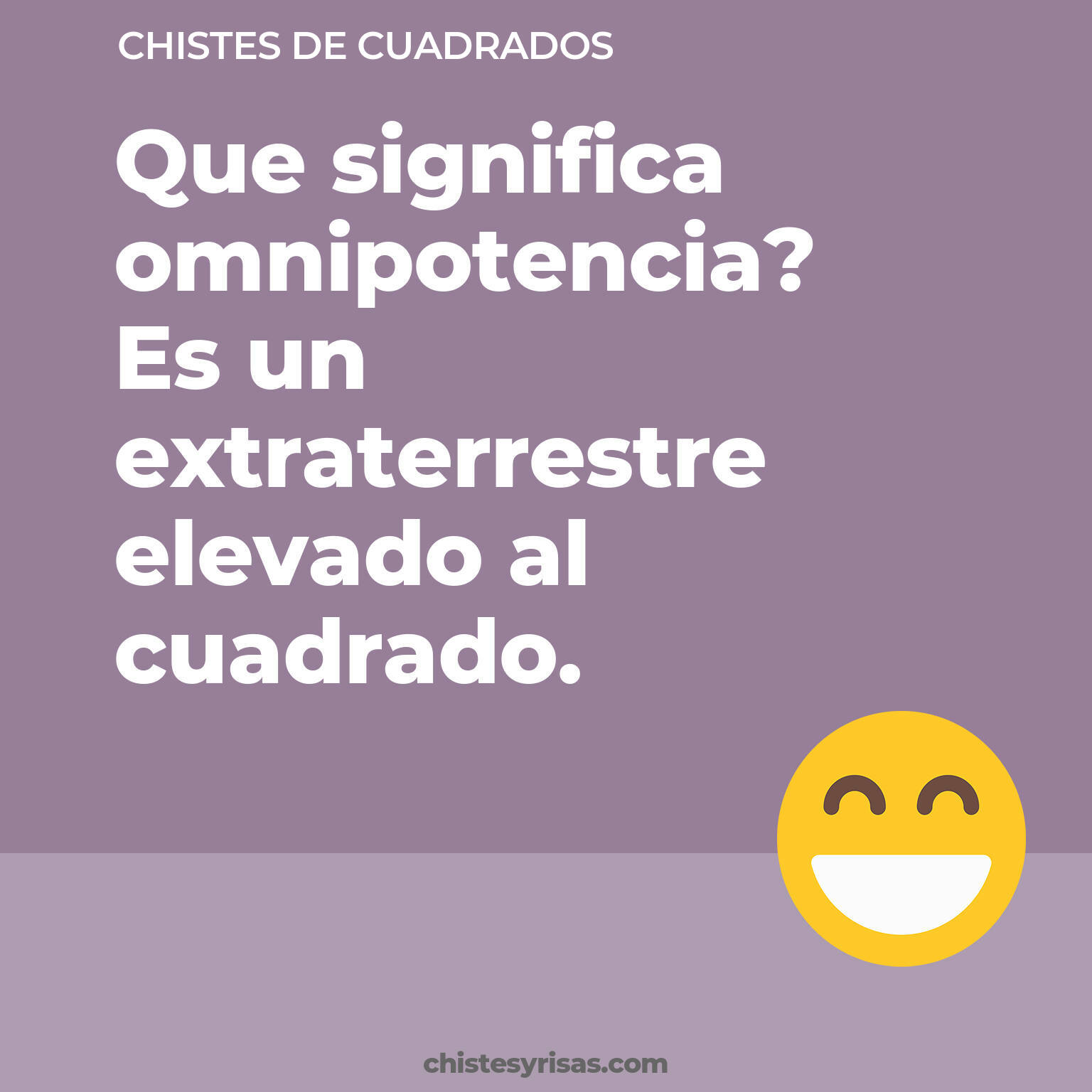 chistes de Cuadrados cortos