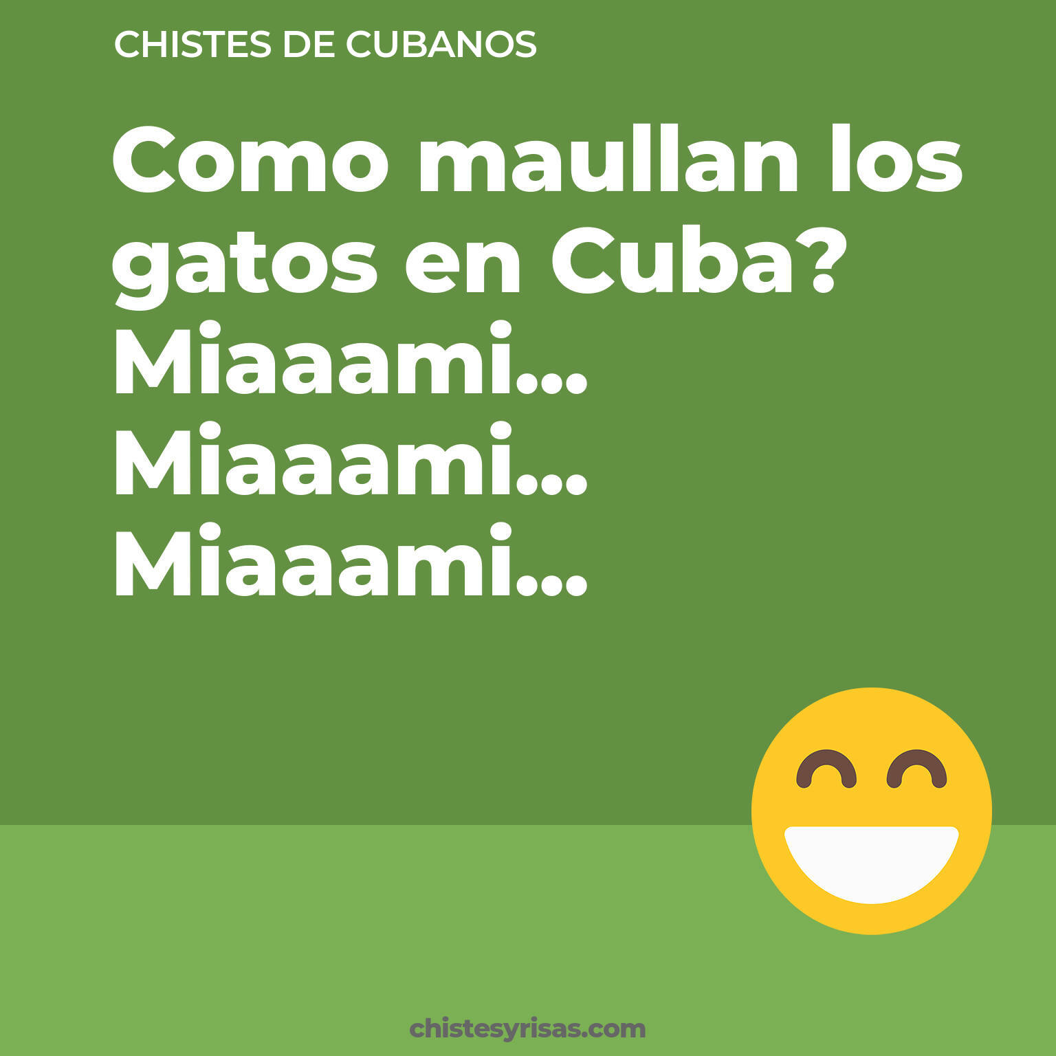 chistes de Cubanos buenos