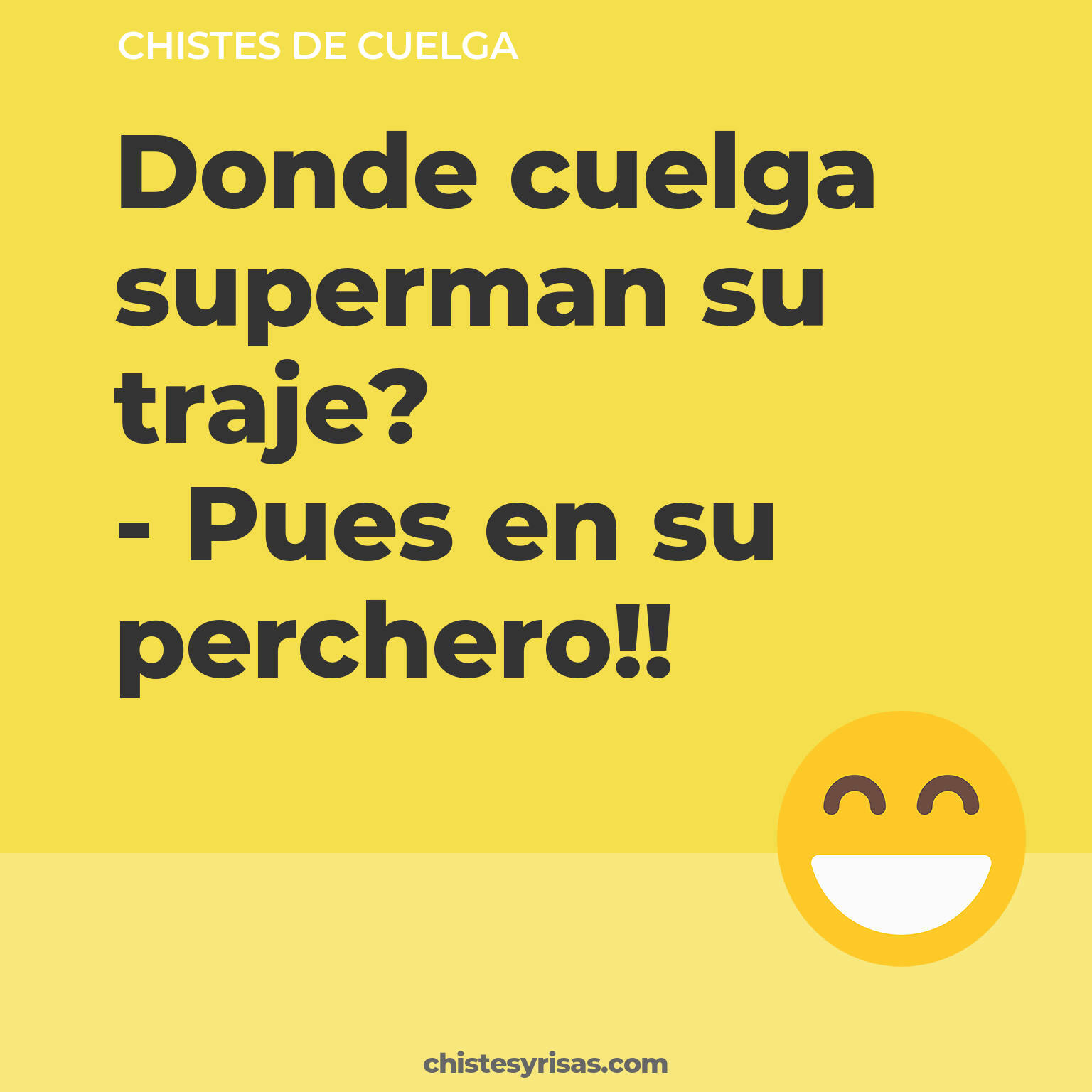 chistes de Cuelga buenos foto para reir