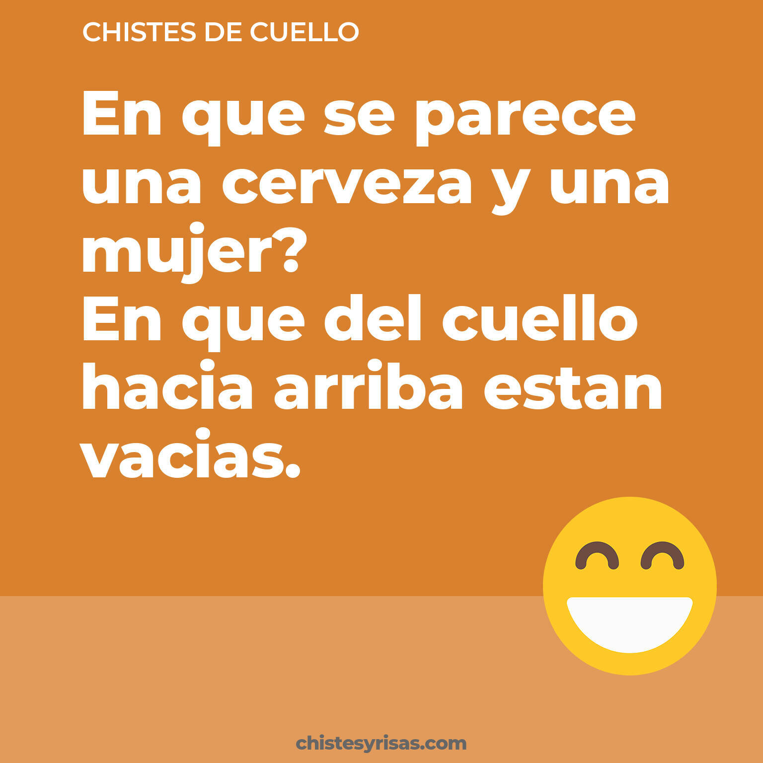 chistes de Cuello cortos