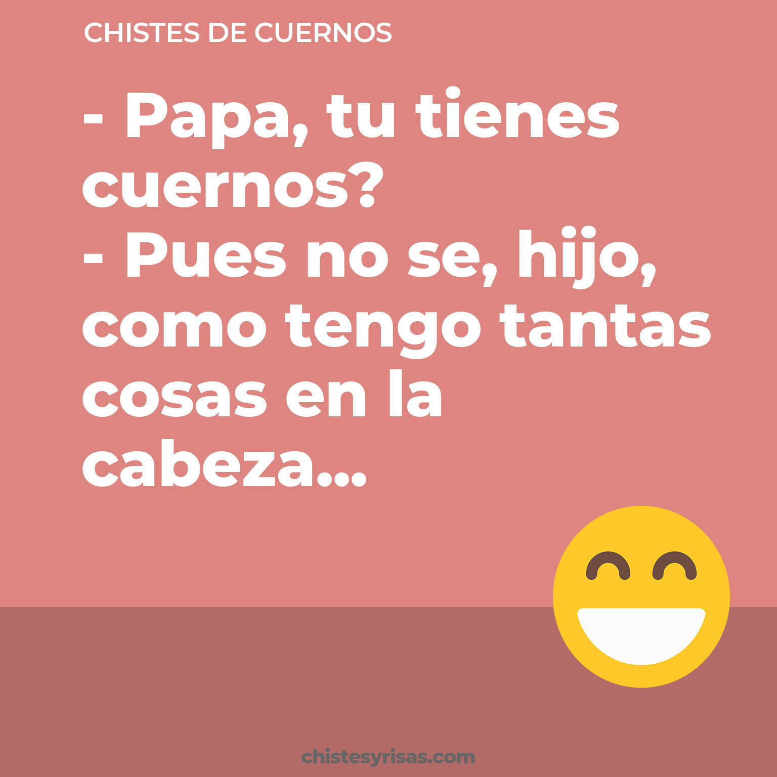 chistes de Cuernos cortos