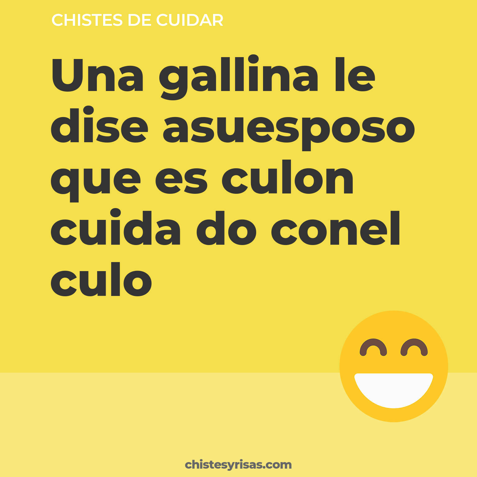 chistes de Cuidar buenos foto para reir