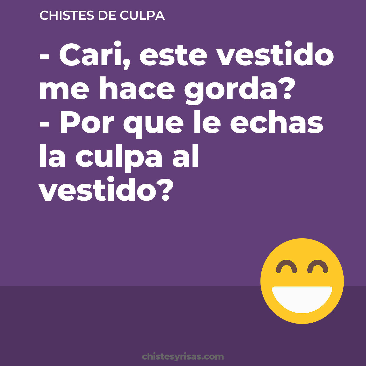 chistes de Culpa buenos foto para reir
