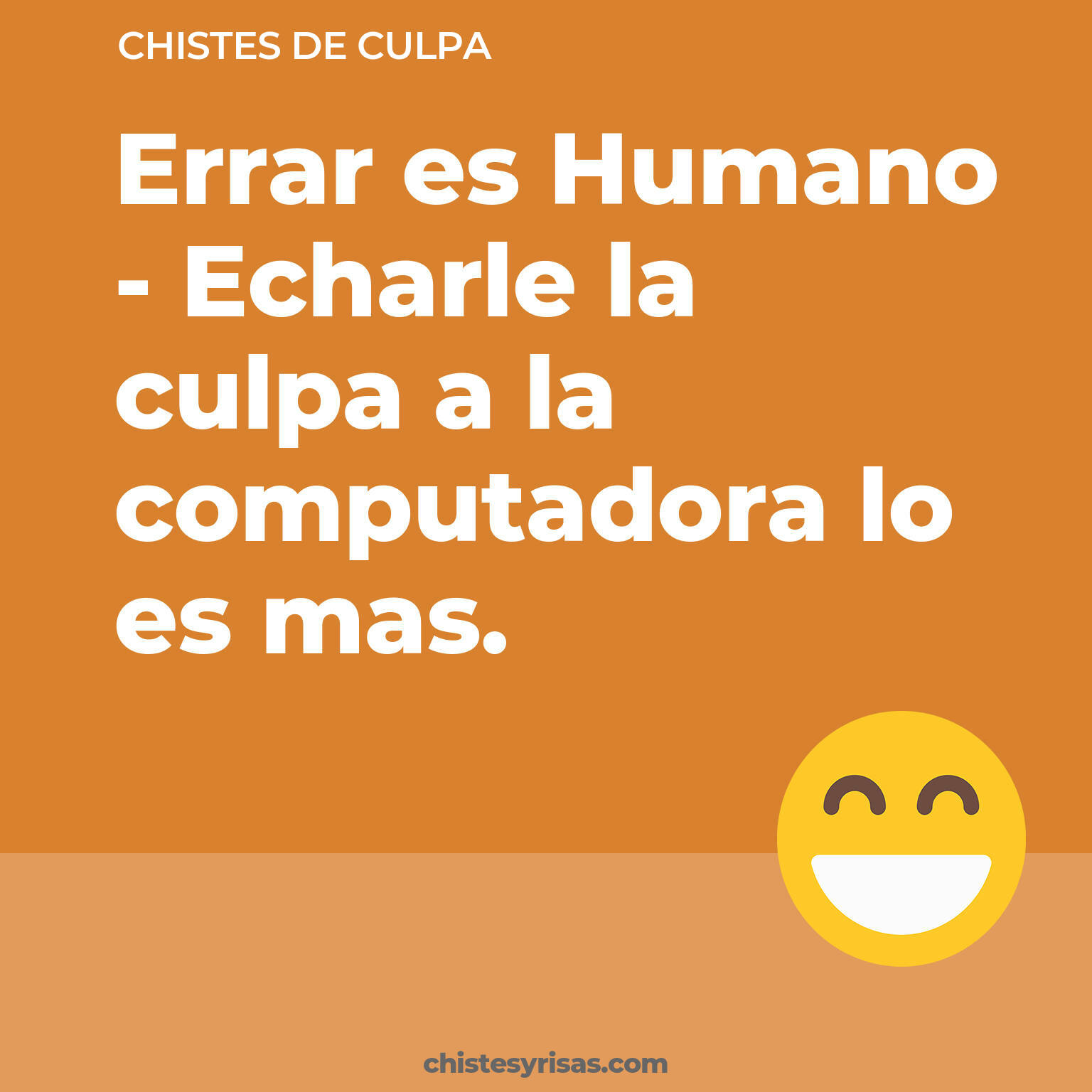 chistes de Culpa más graciosos