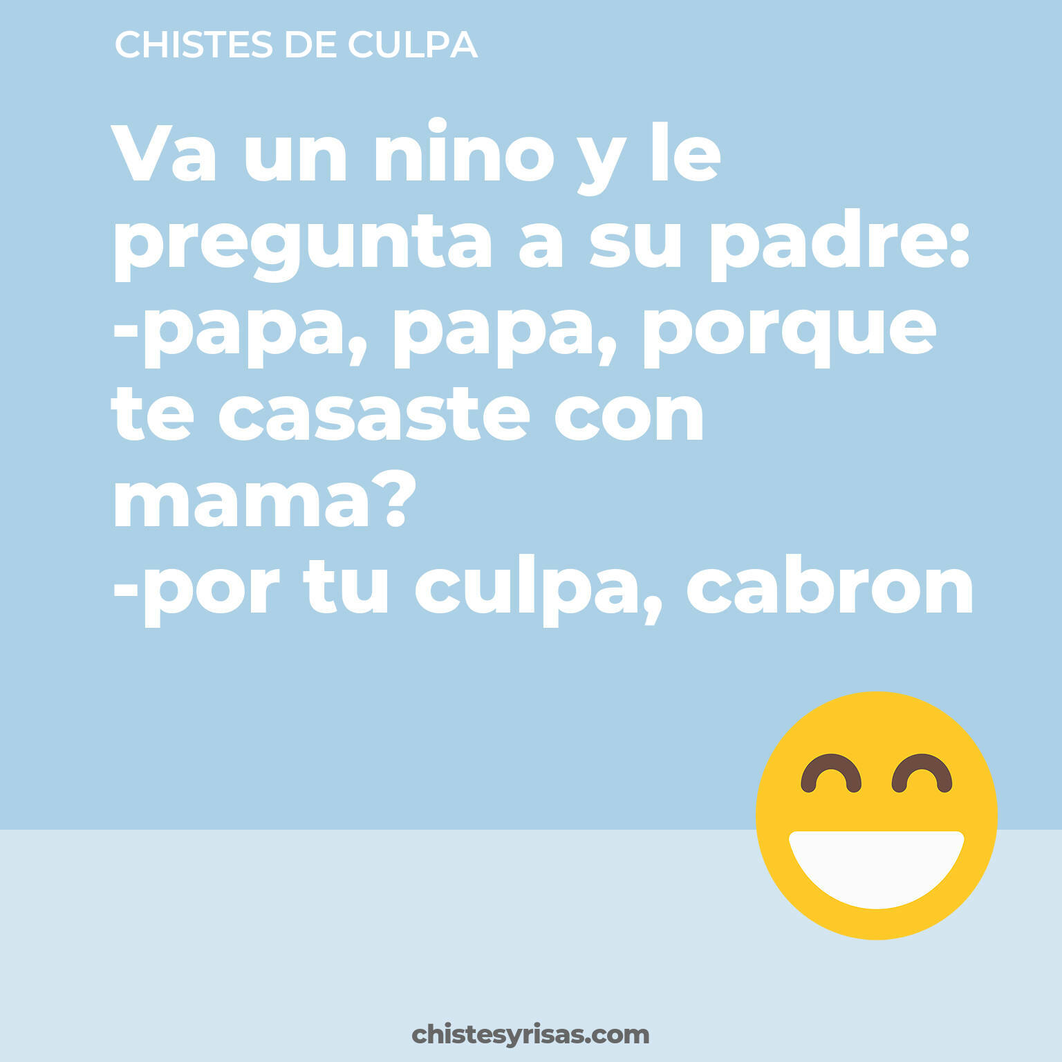 chistes de Culpa cortos