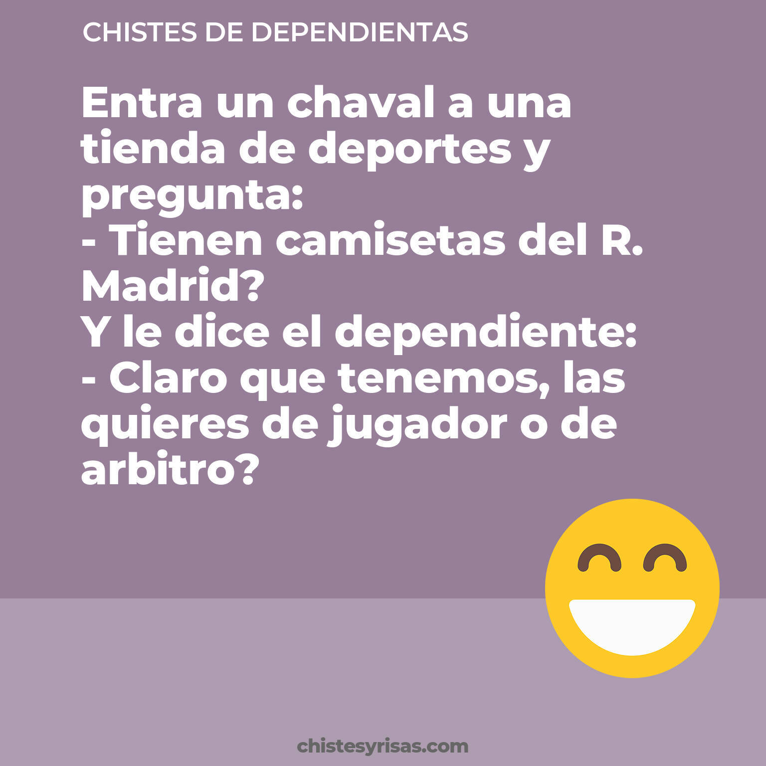 chistes de Dependientas cortos