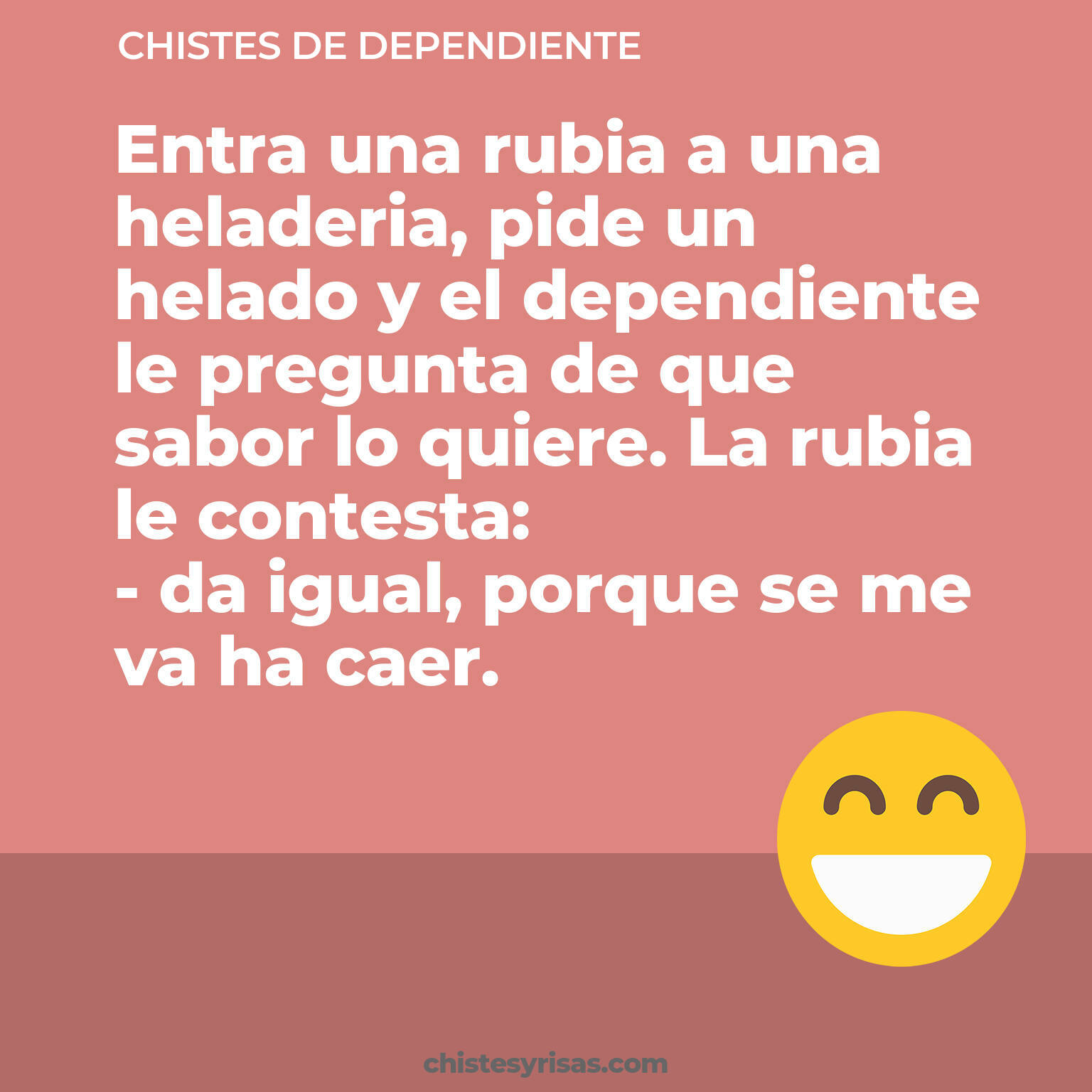 chistes de Dependiente más graciosos