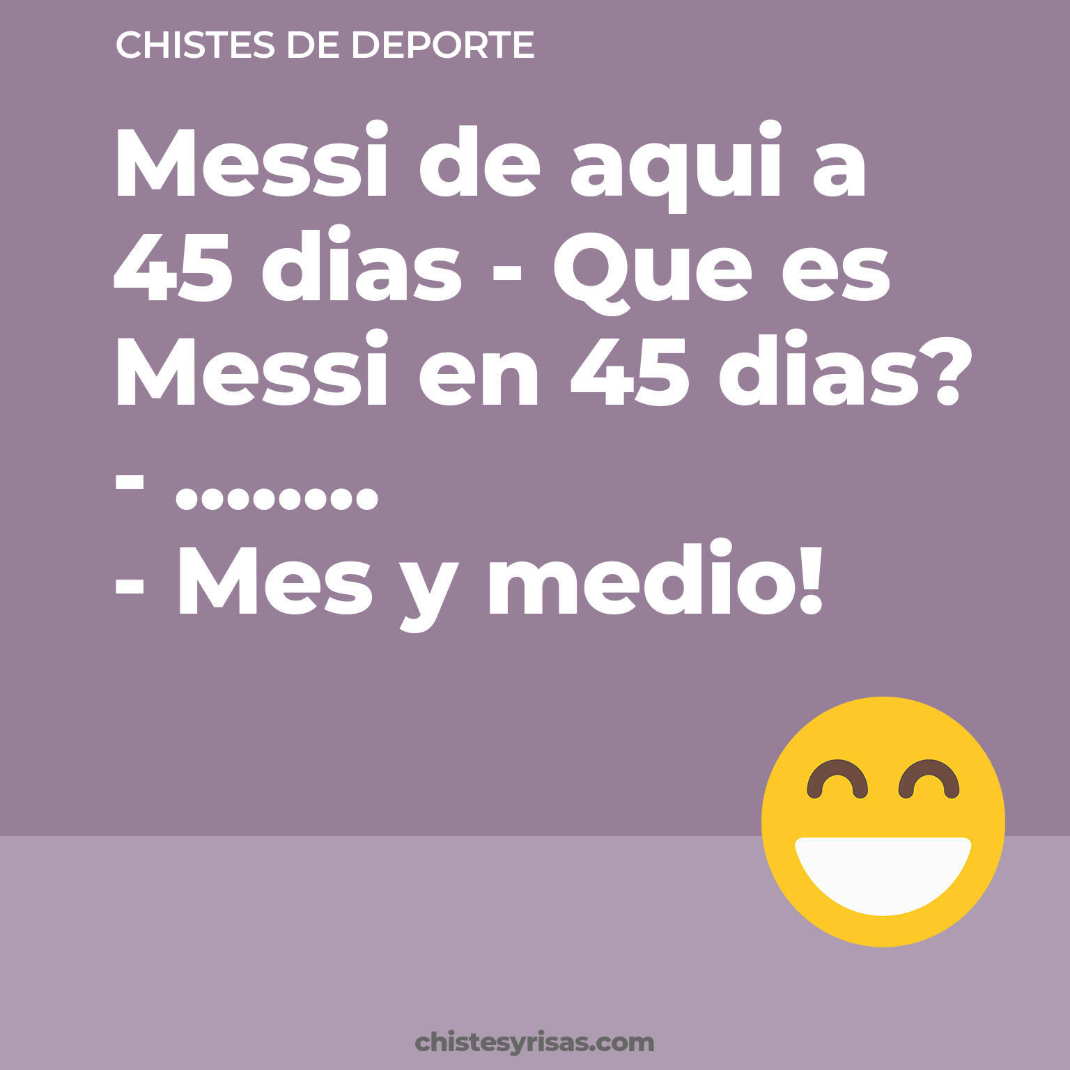 chistes de Deporte cortos