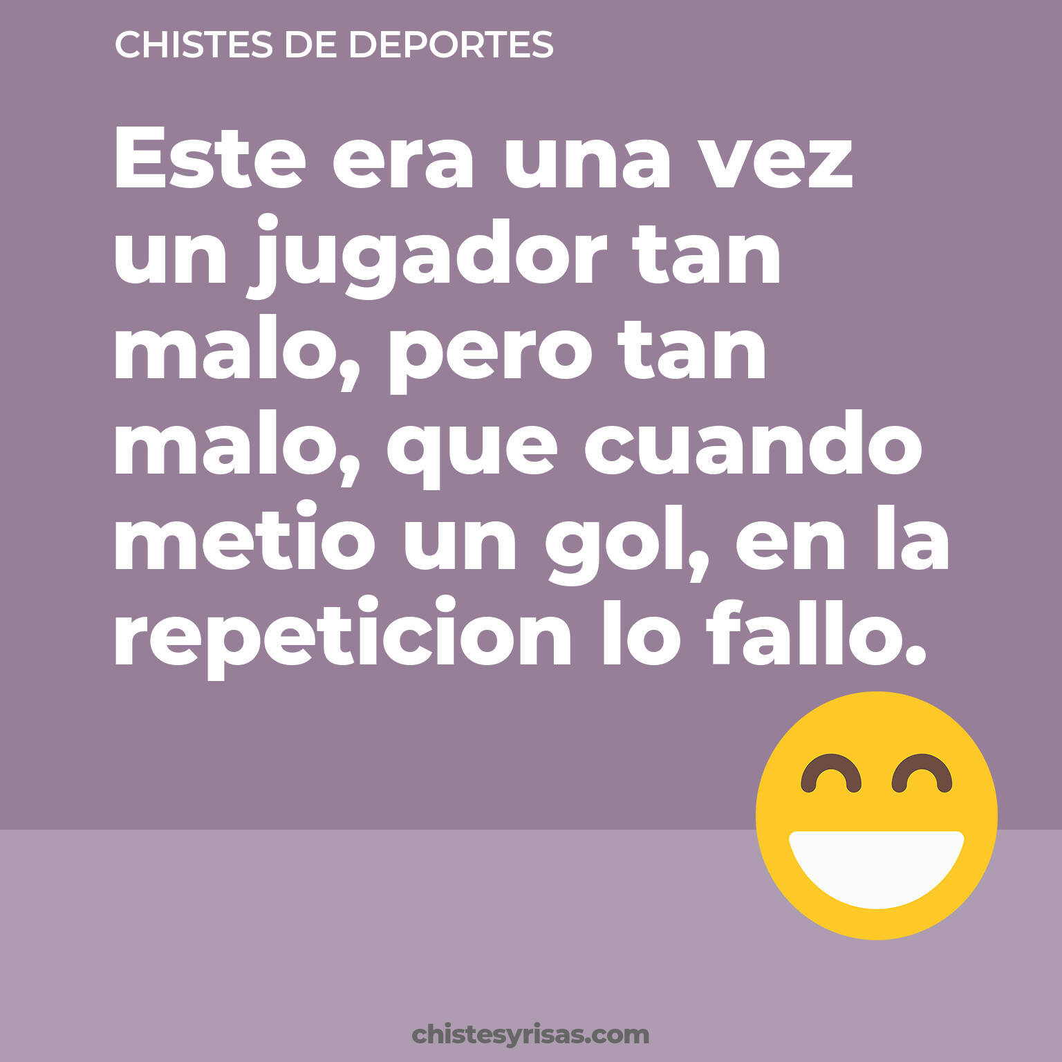 chistes de Deportes buenos