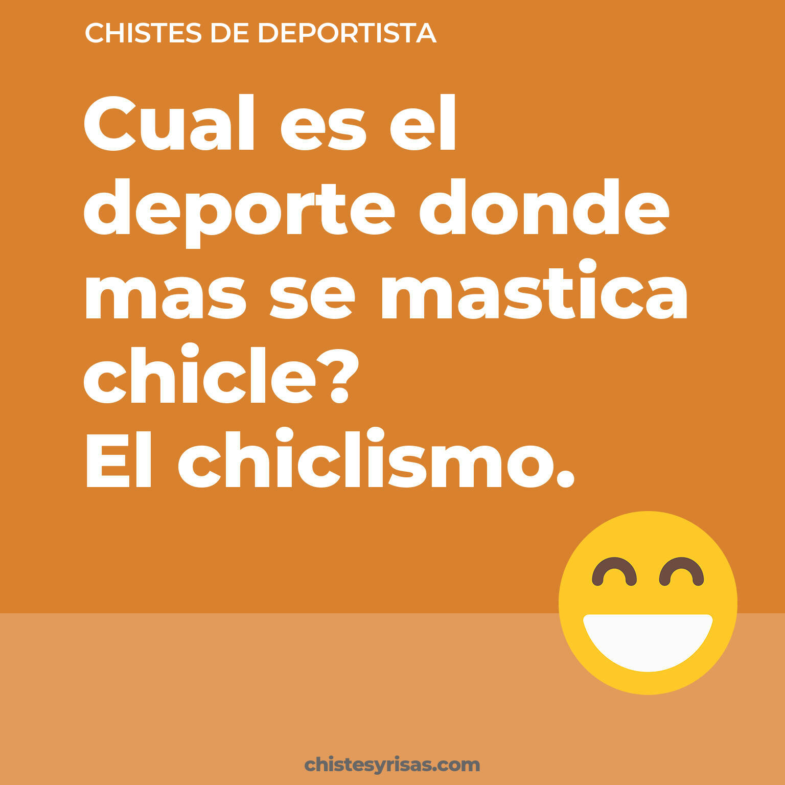 chistes de Deportista más graciosos