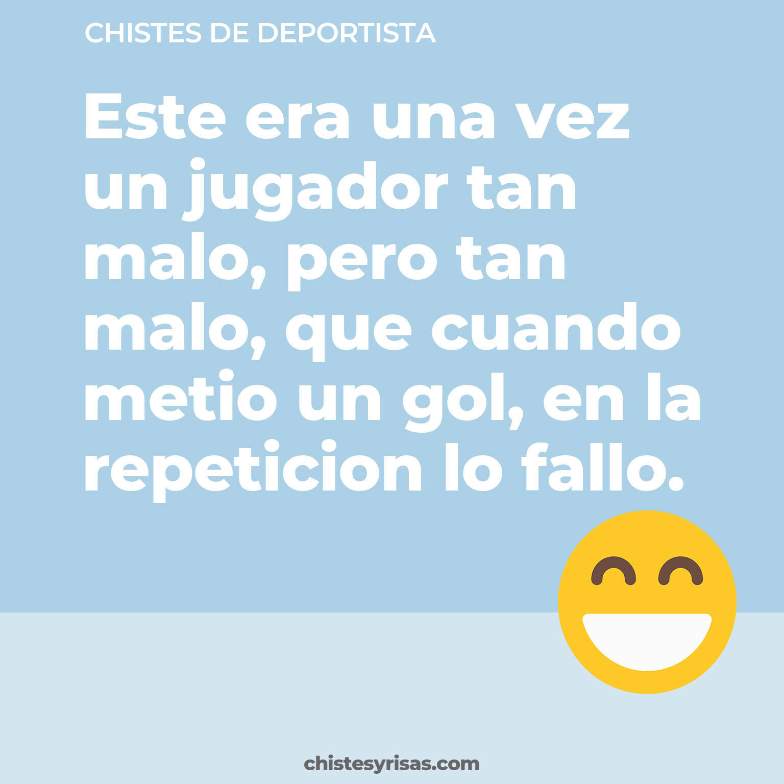 chistes de Deportista buenos