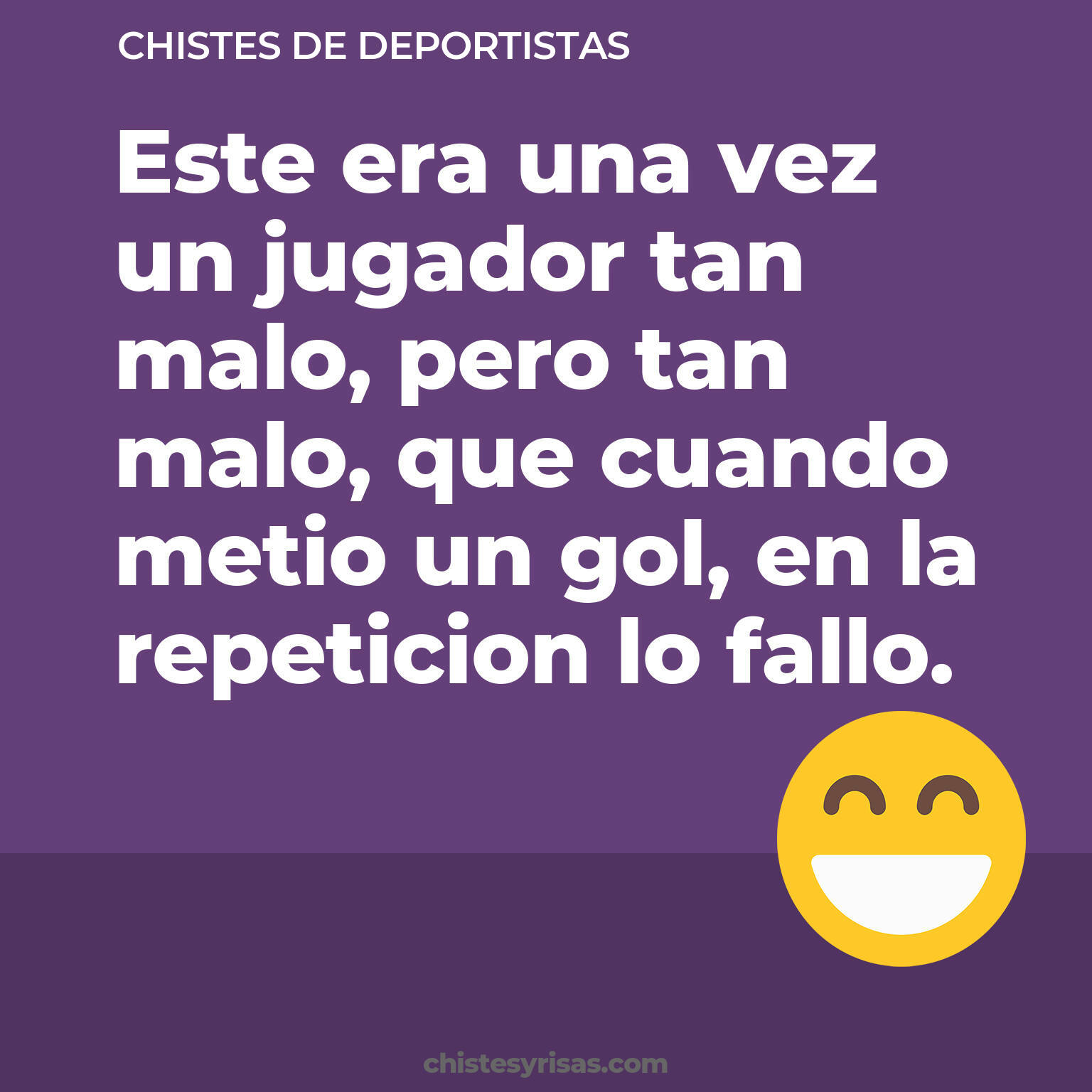 chistes de Deportistas buenos