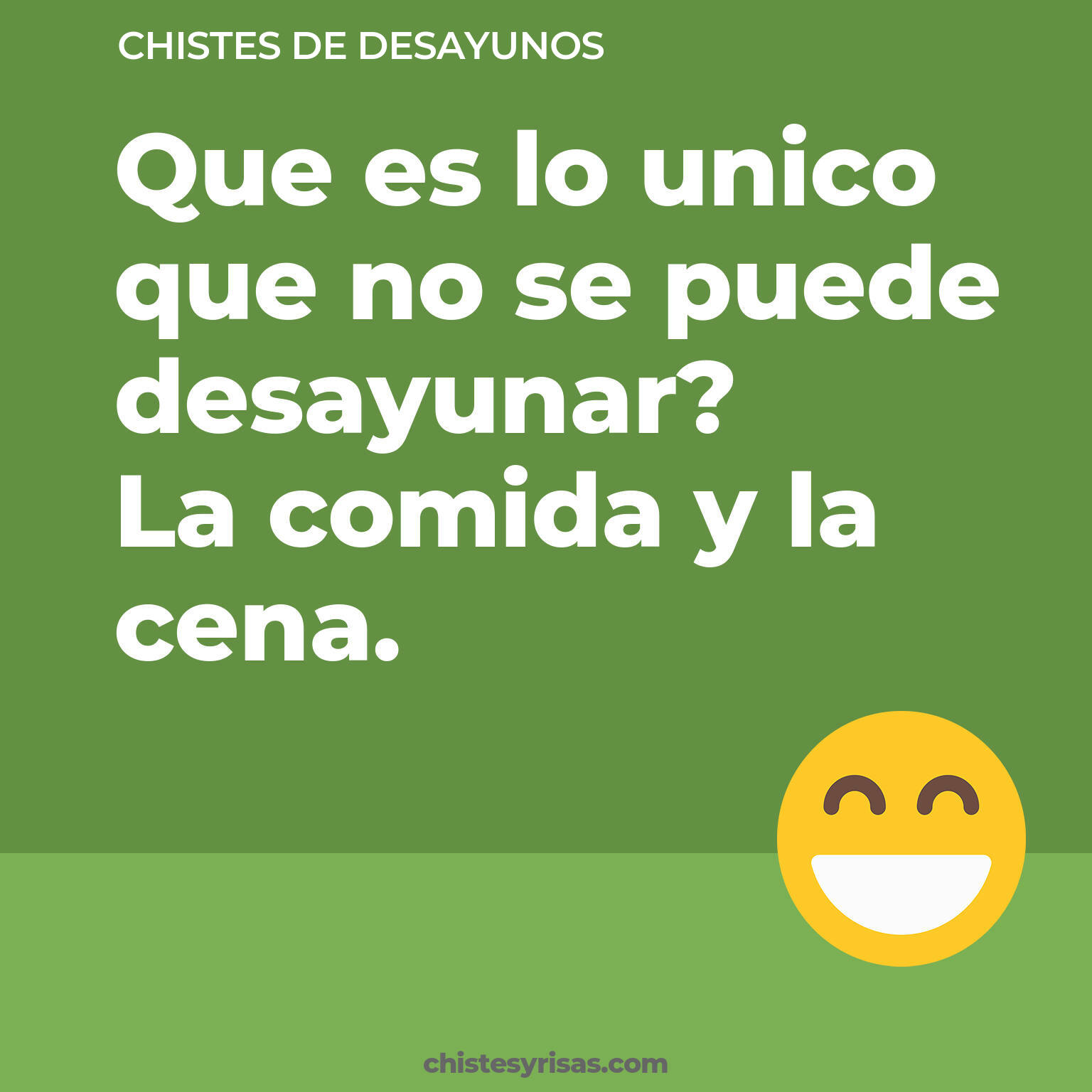 chistes de Desayunos buenos