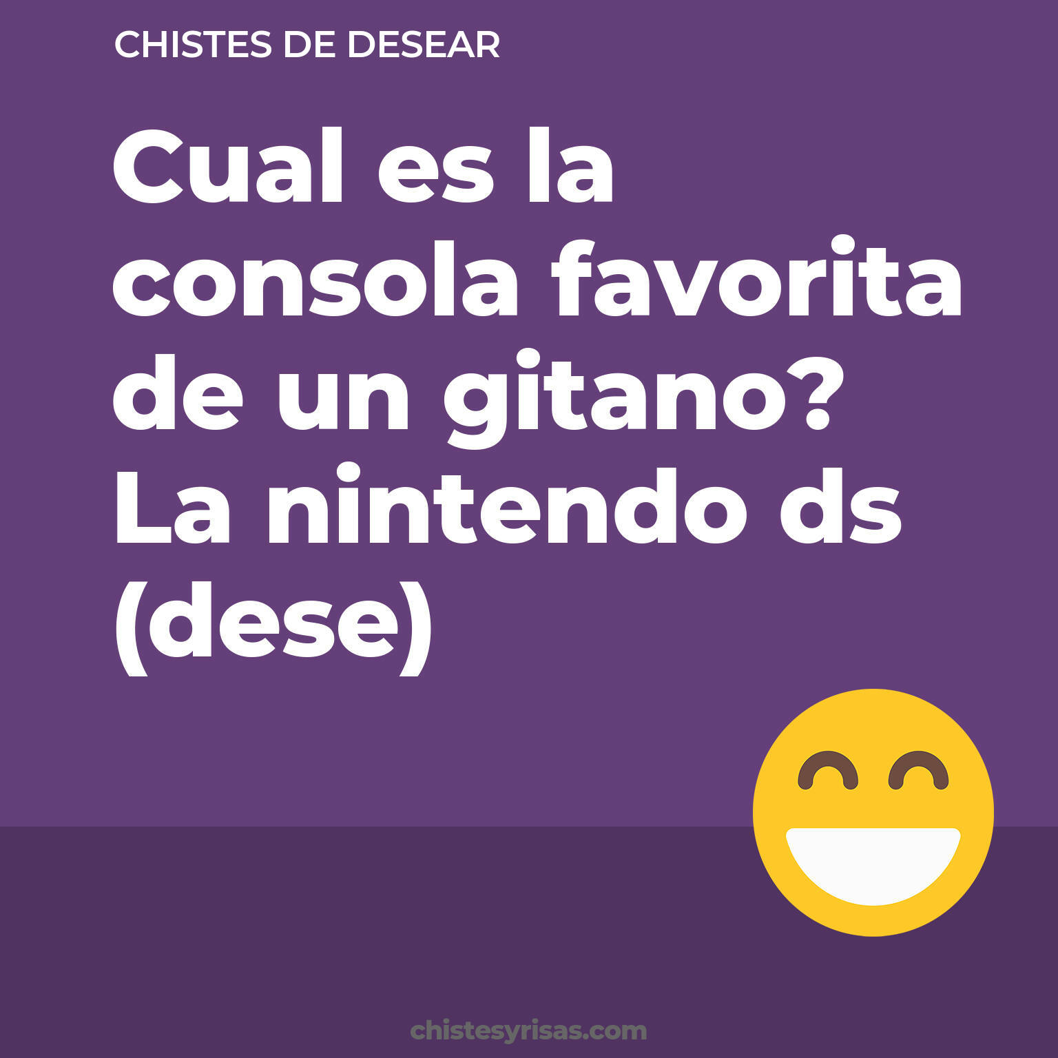 chistes de Desear cortos