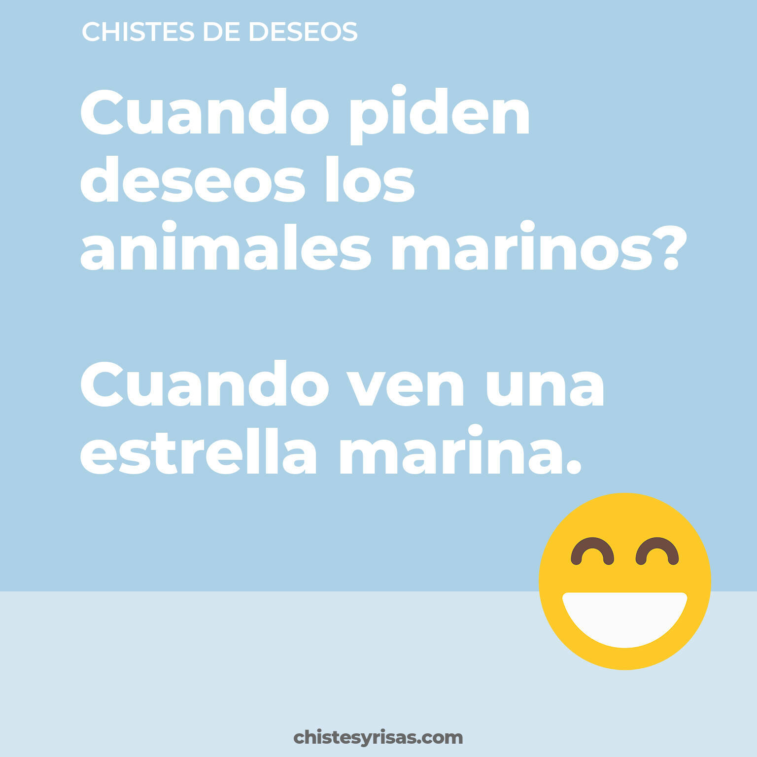 chistes de Deseos cortos