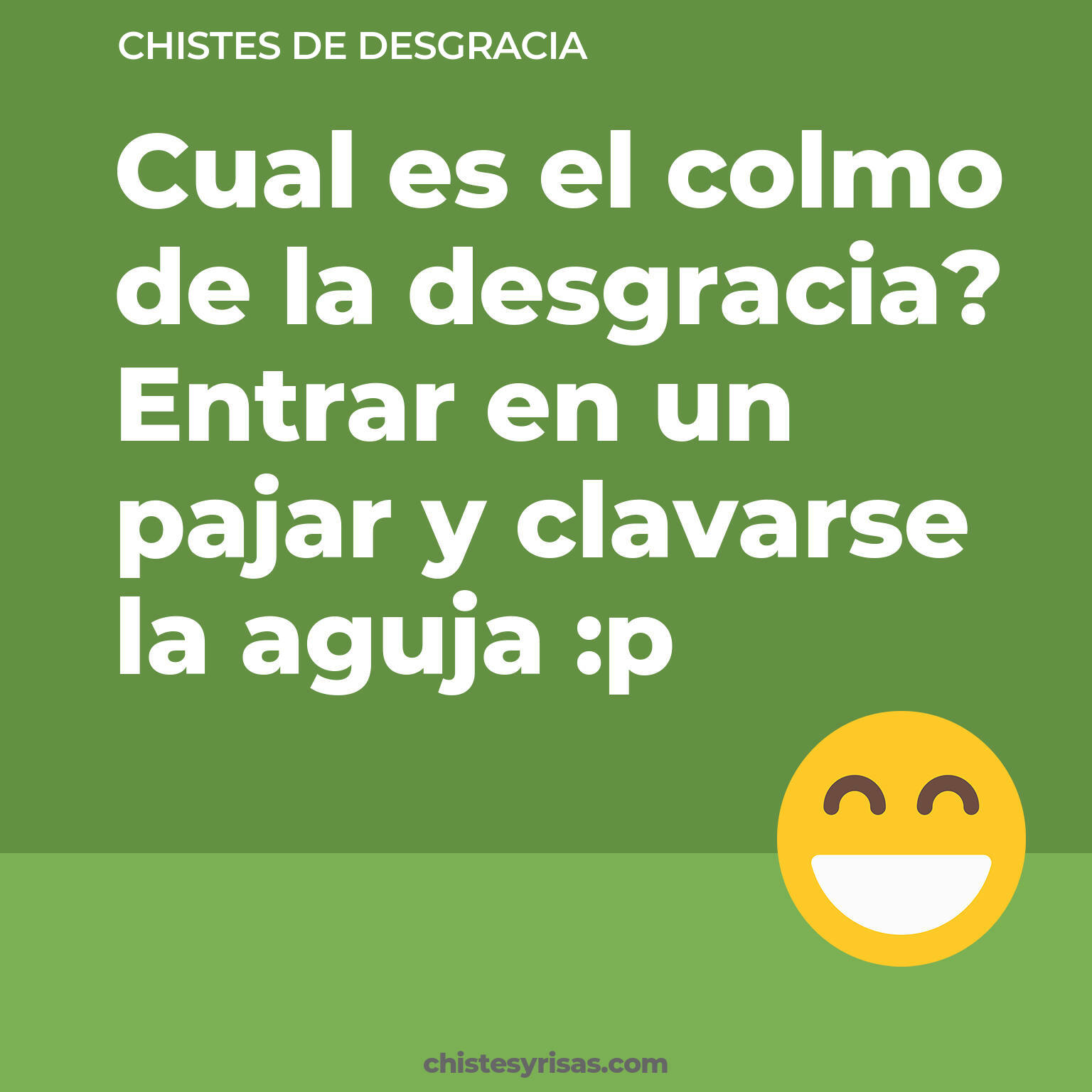 chistes de Desgracia cortos