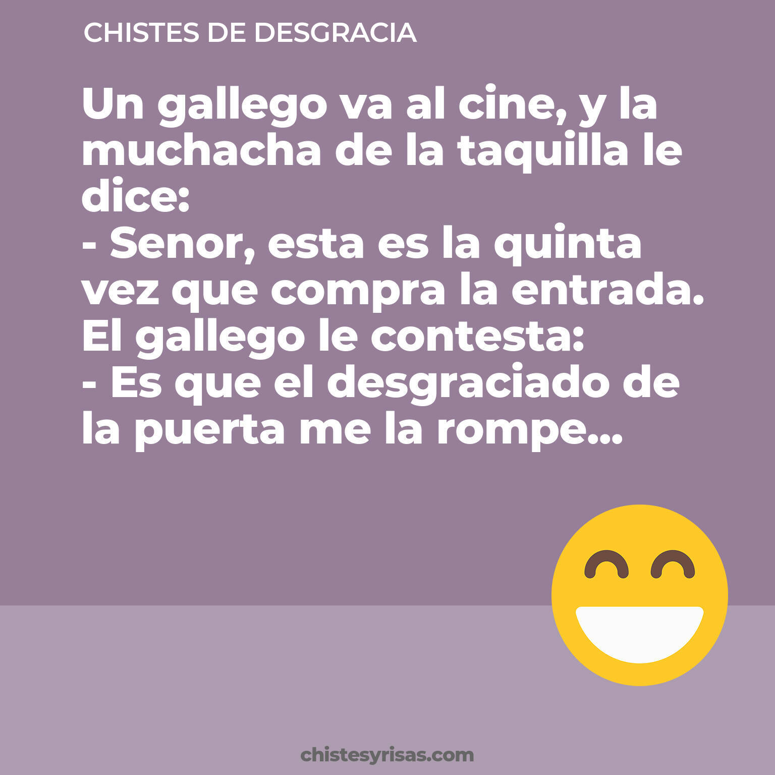 chistes de Desgracia más graciosos