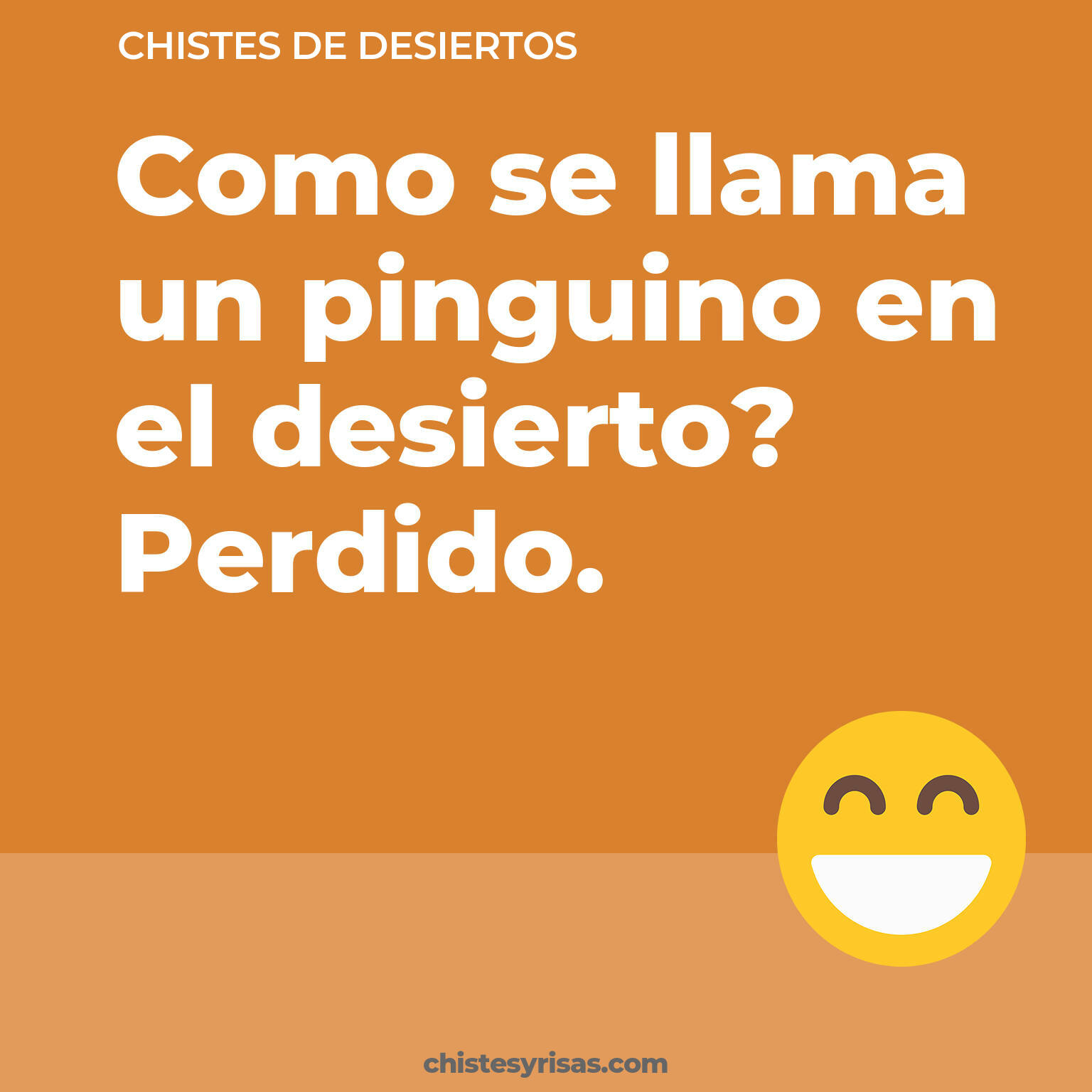 chistes de Desiertos buenos