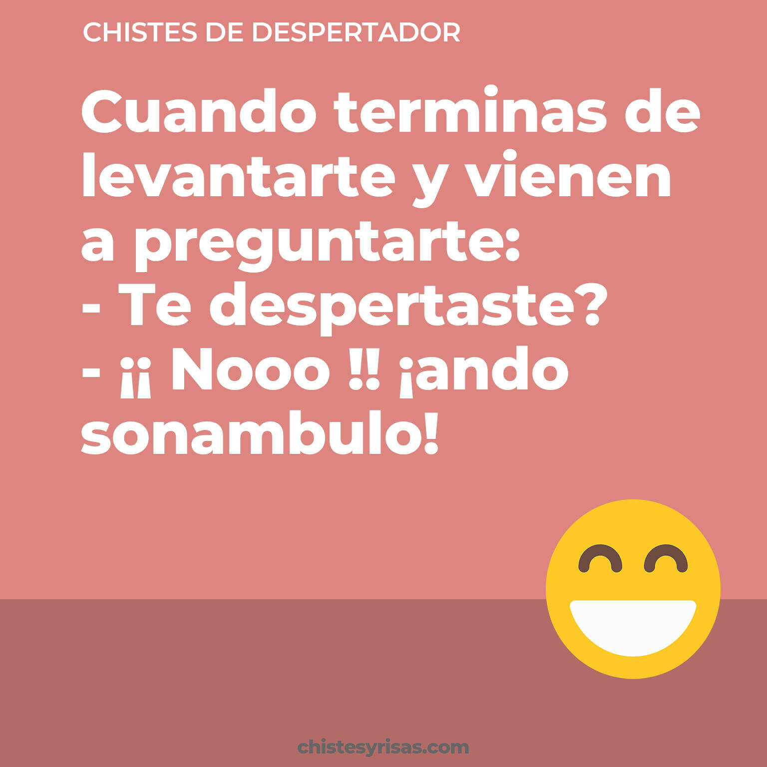 chistes de Despertador cortos