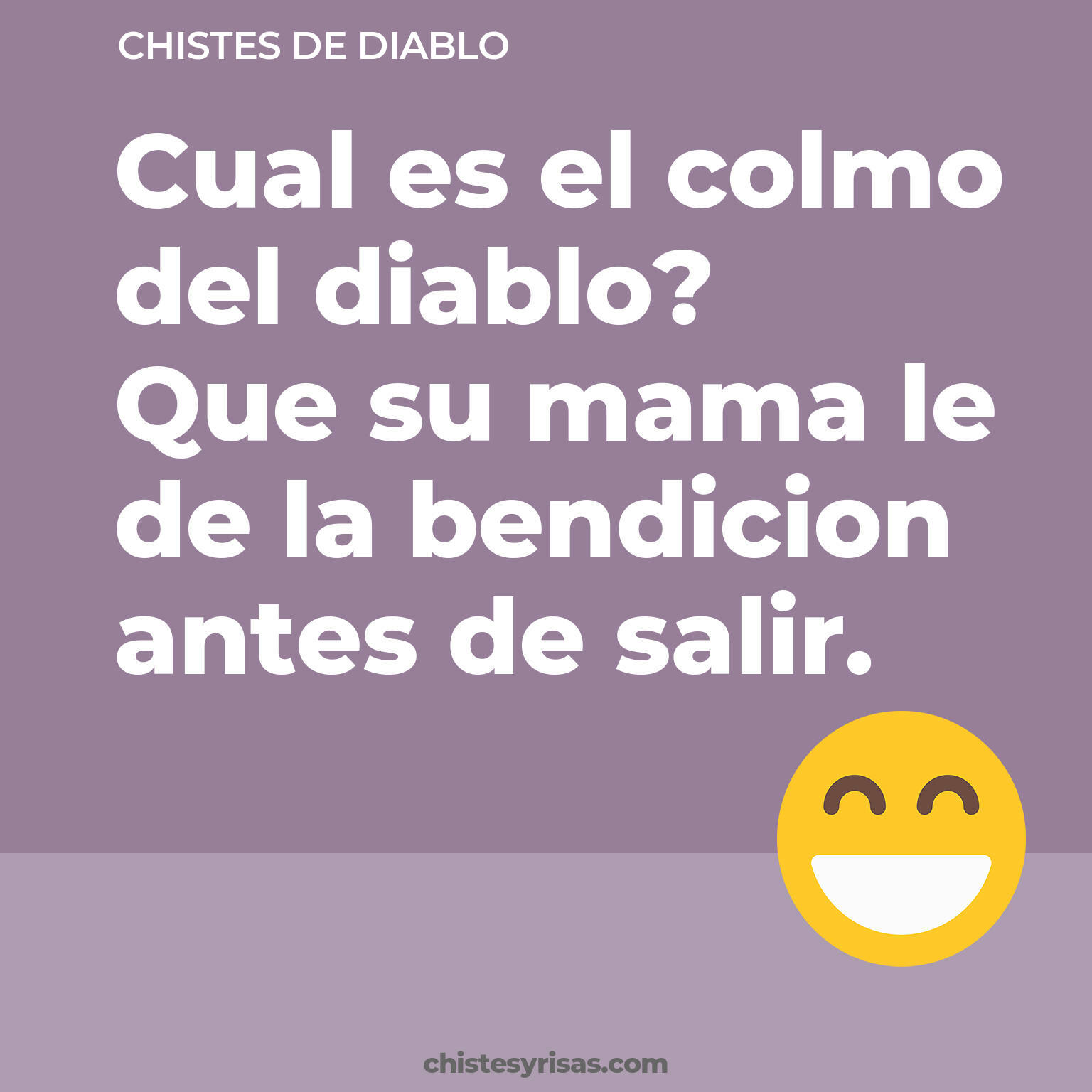 chistes de Diablo buenos