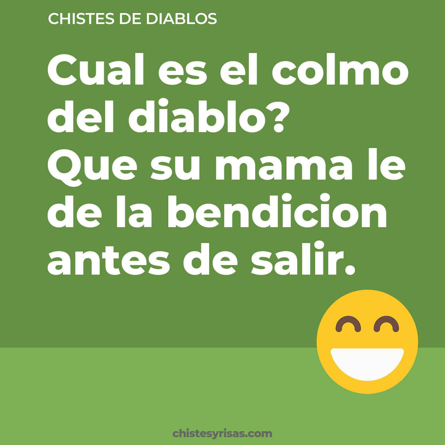 chistes de Diablos buenos