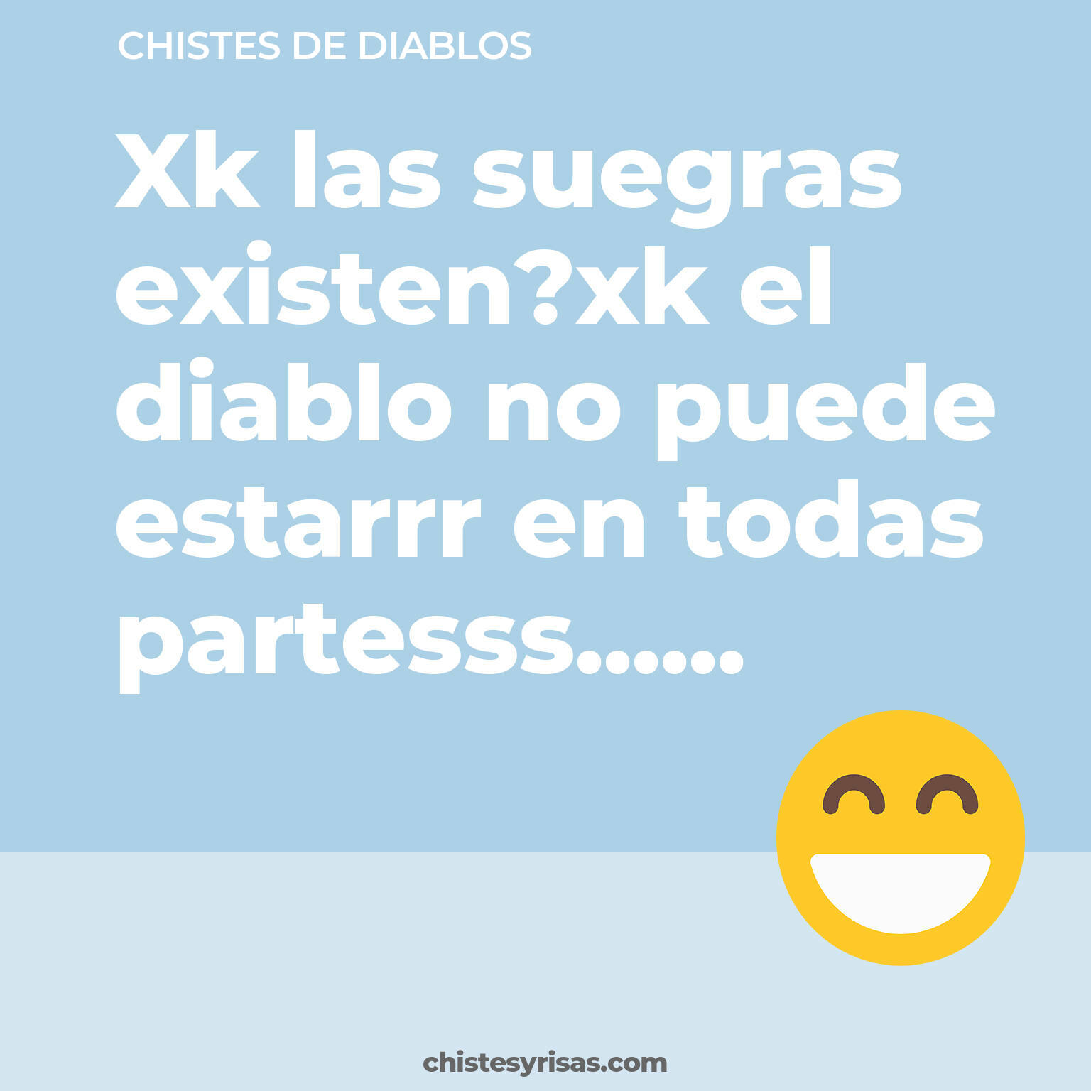 chistes de Diablos más graciosos