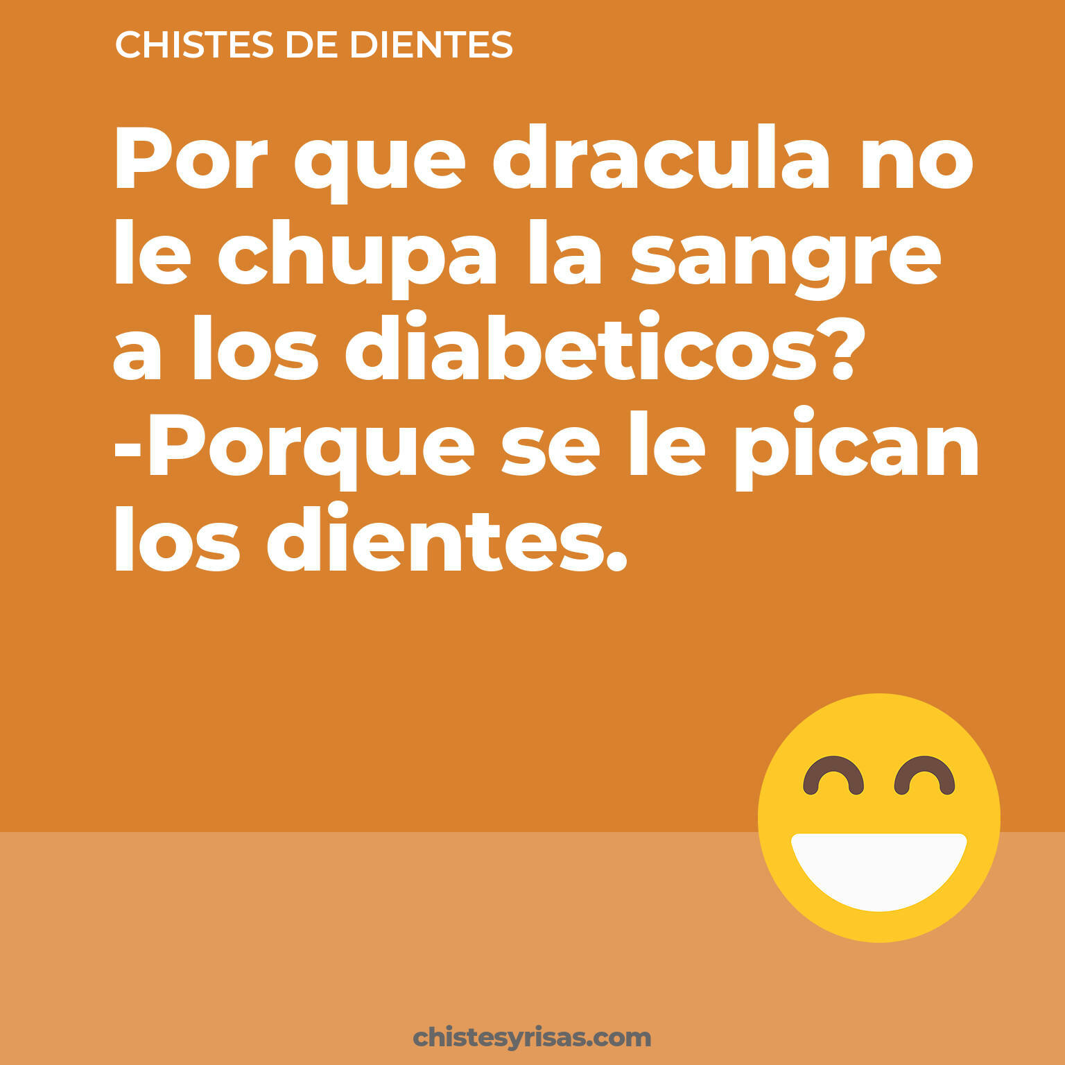 chistes de Dientes cortos