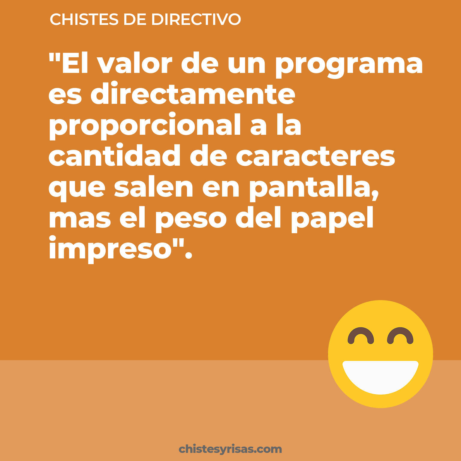 chistes de Directivo cortos