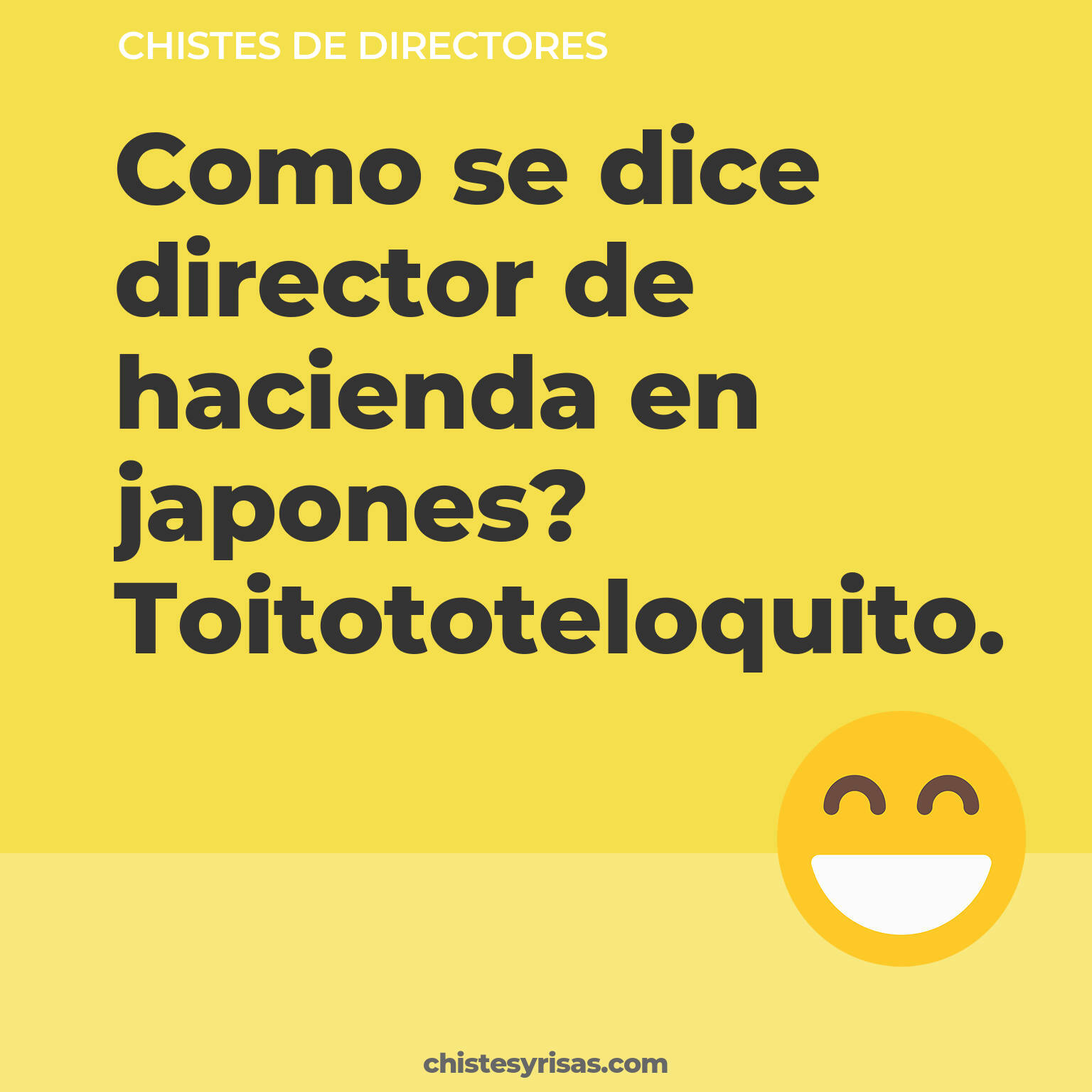 chistes de Directores más graciosos