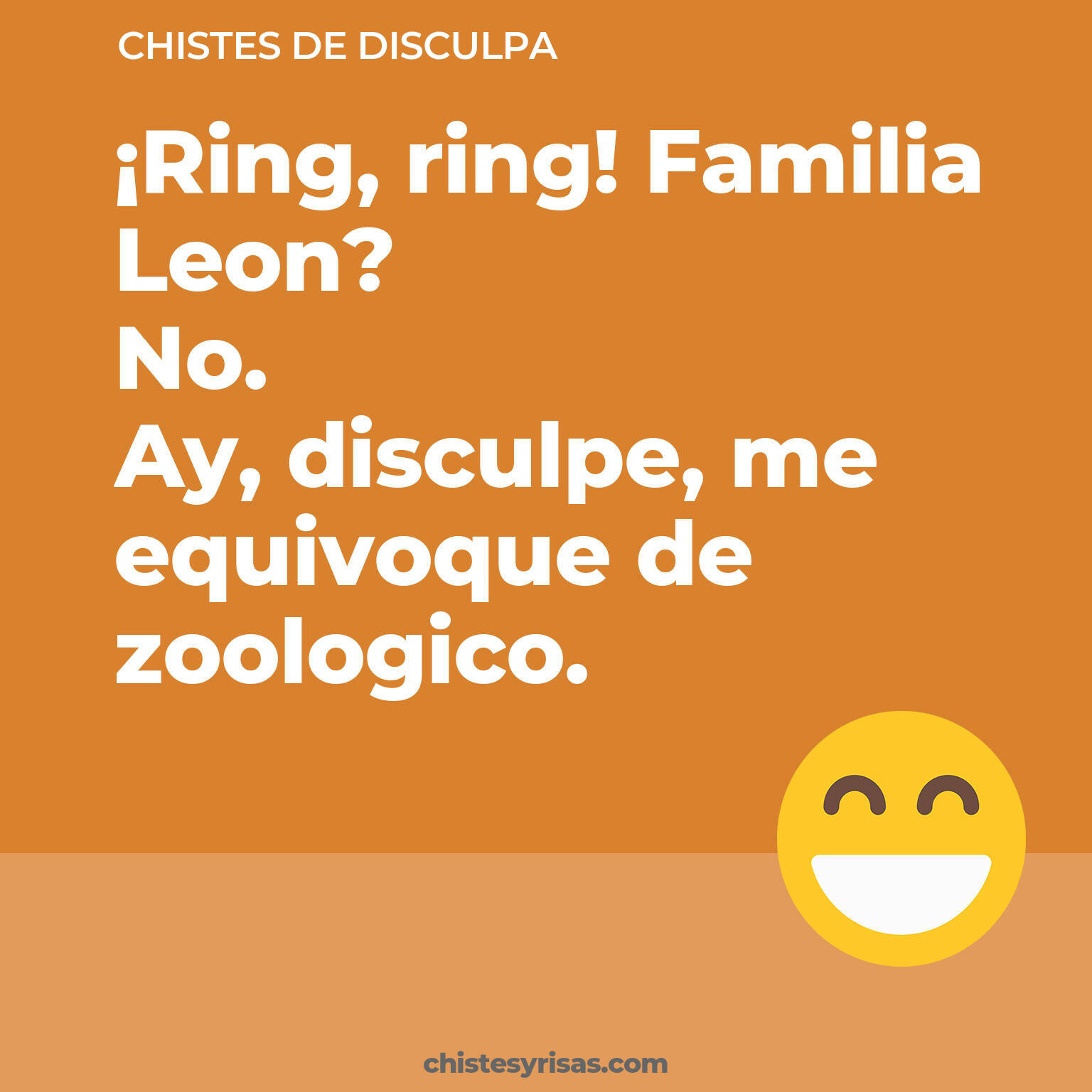 chistes de Disculpa más graciosos