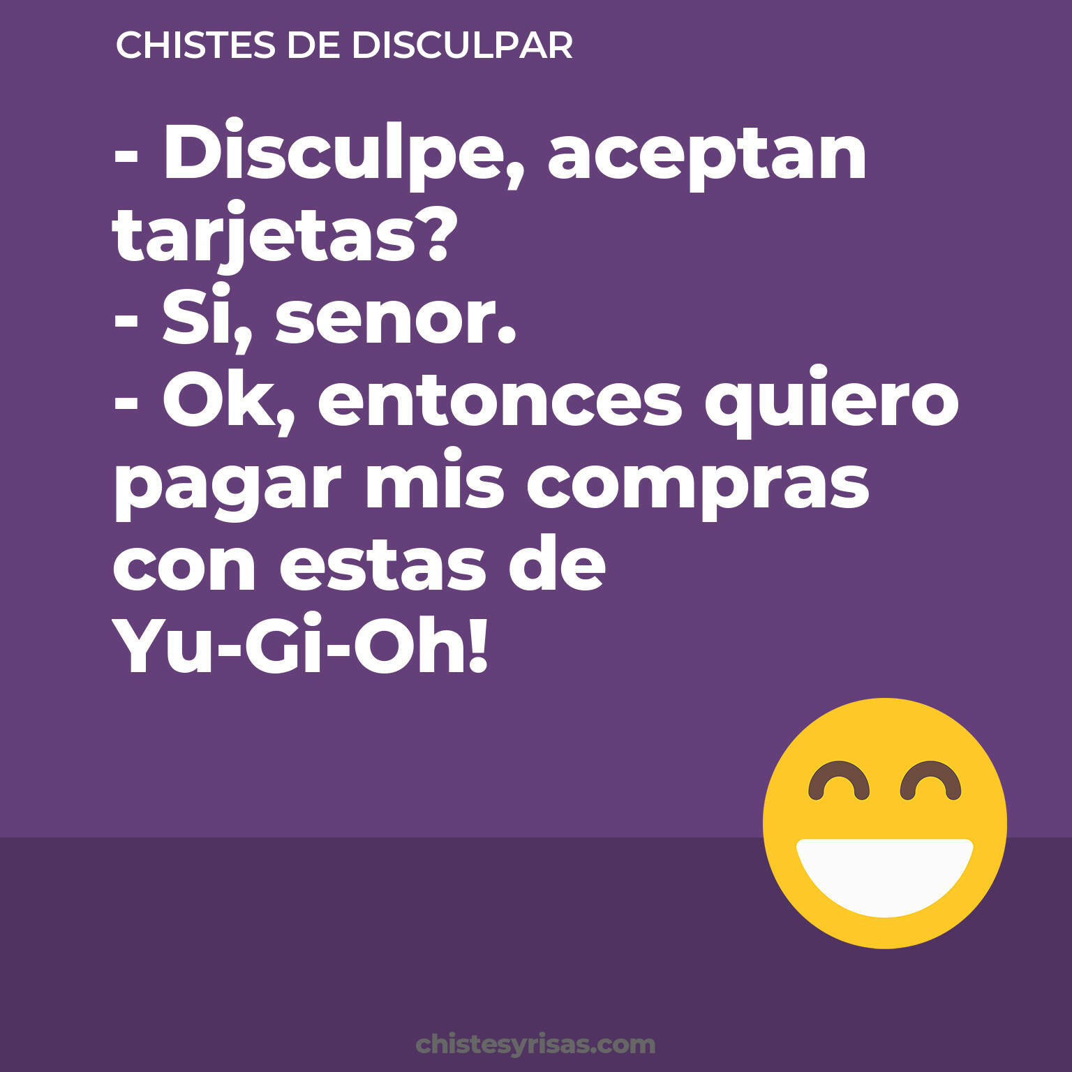 chistes de Disculpar buenos