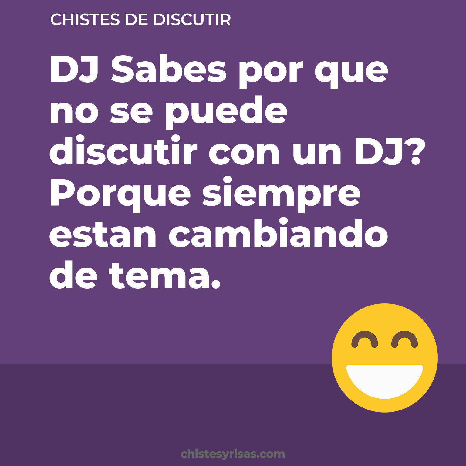 chistes de Discutir más graciosos