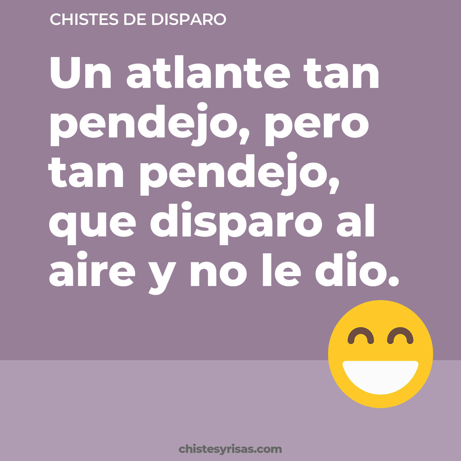 chistes de Disparo buenos