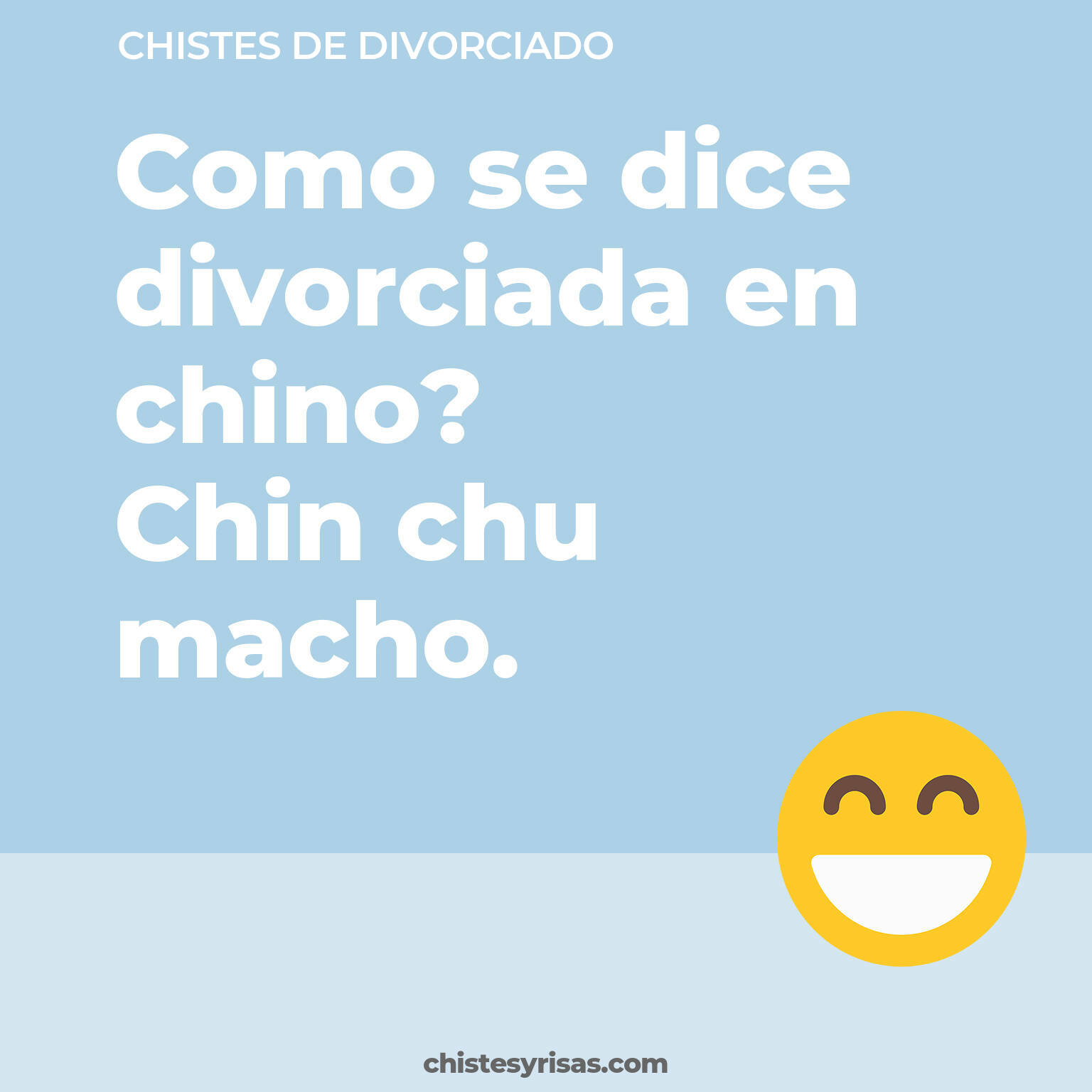 chistes de Divorciado más graciosos