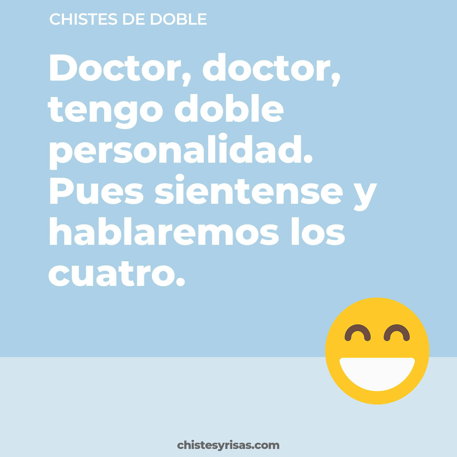 chistes de Doble cortos