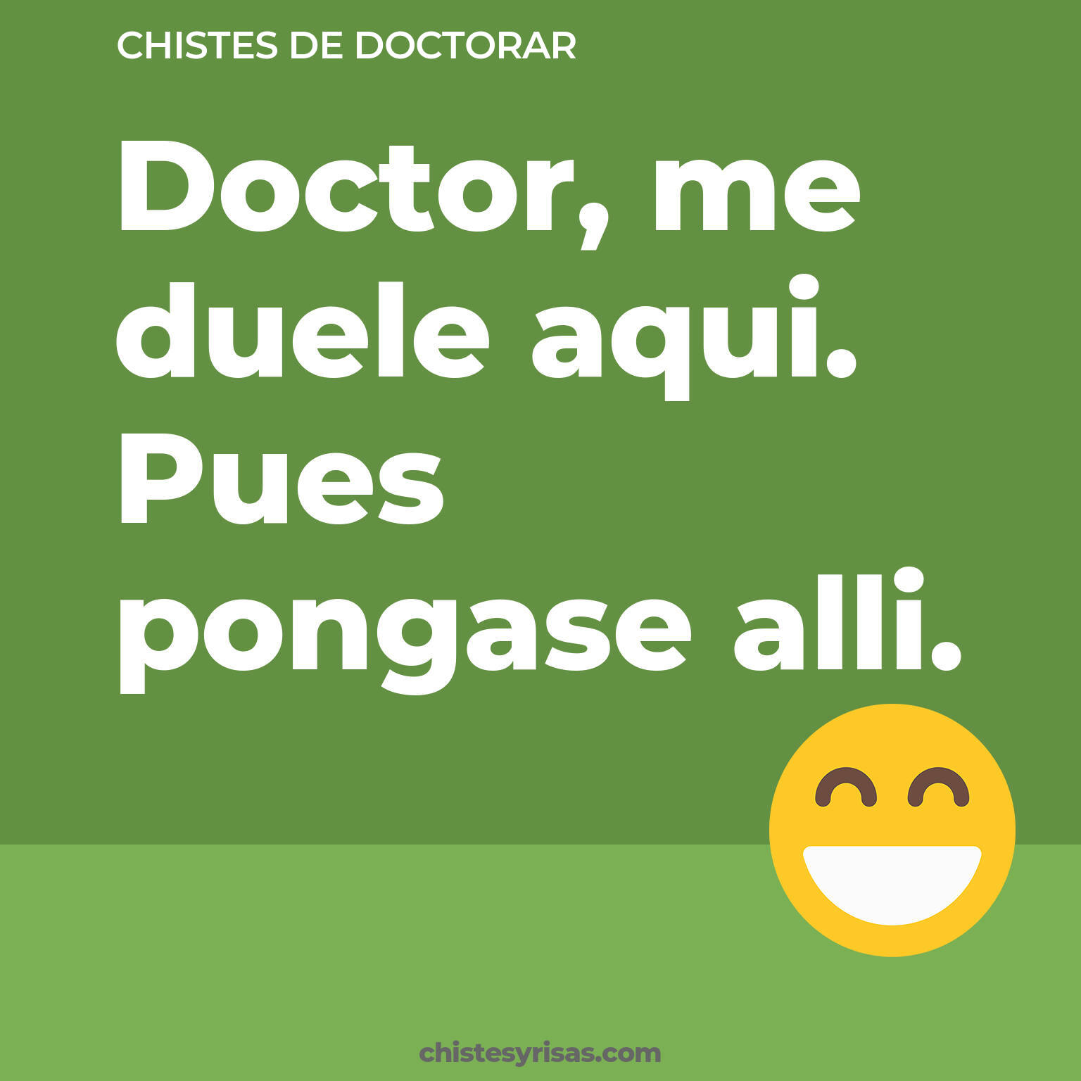 chistes de Doctorar cortos