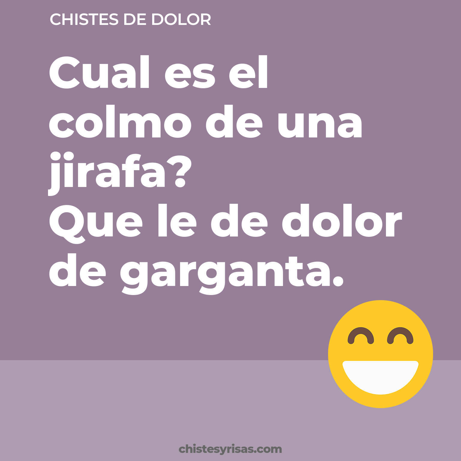 chistes de Dolor buenos